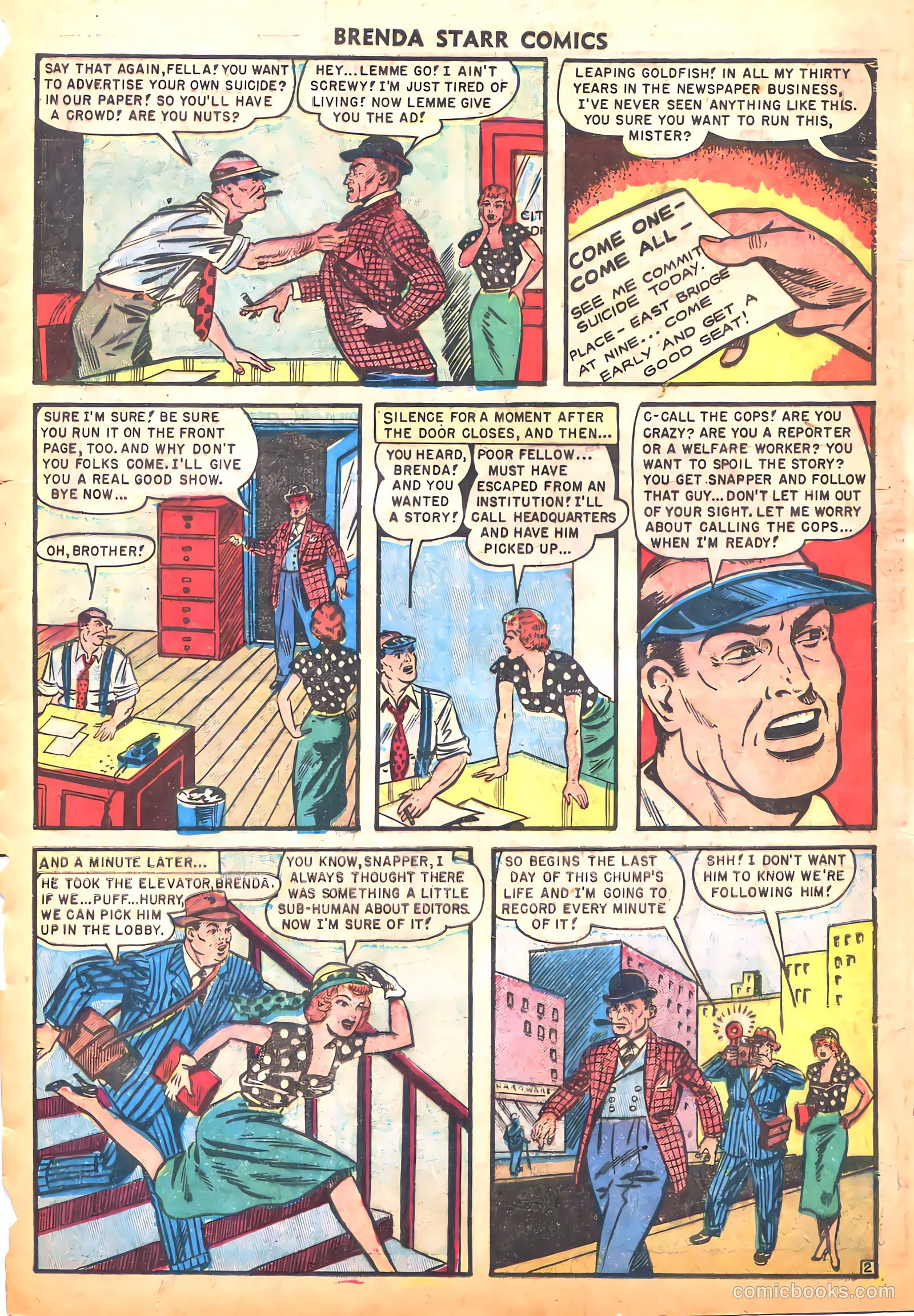 Brenda Starr Comics #10 (1949) — page 13 of 36