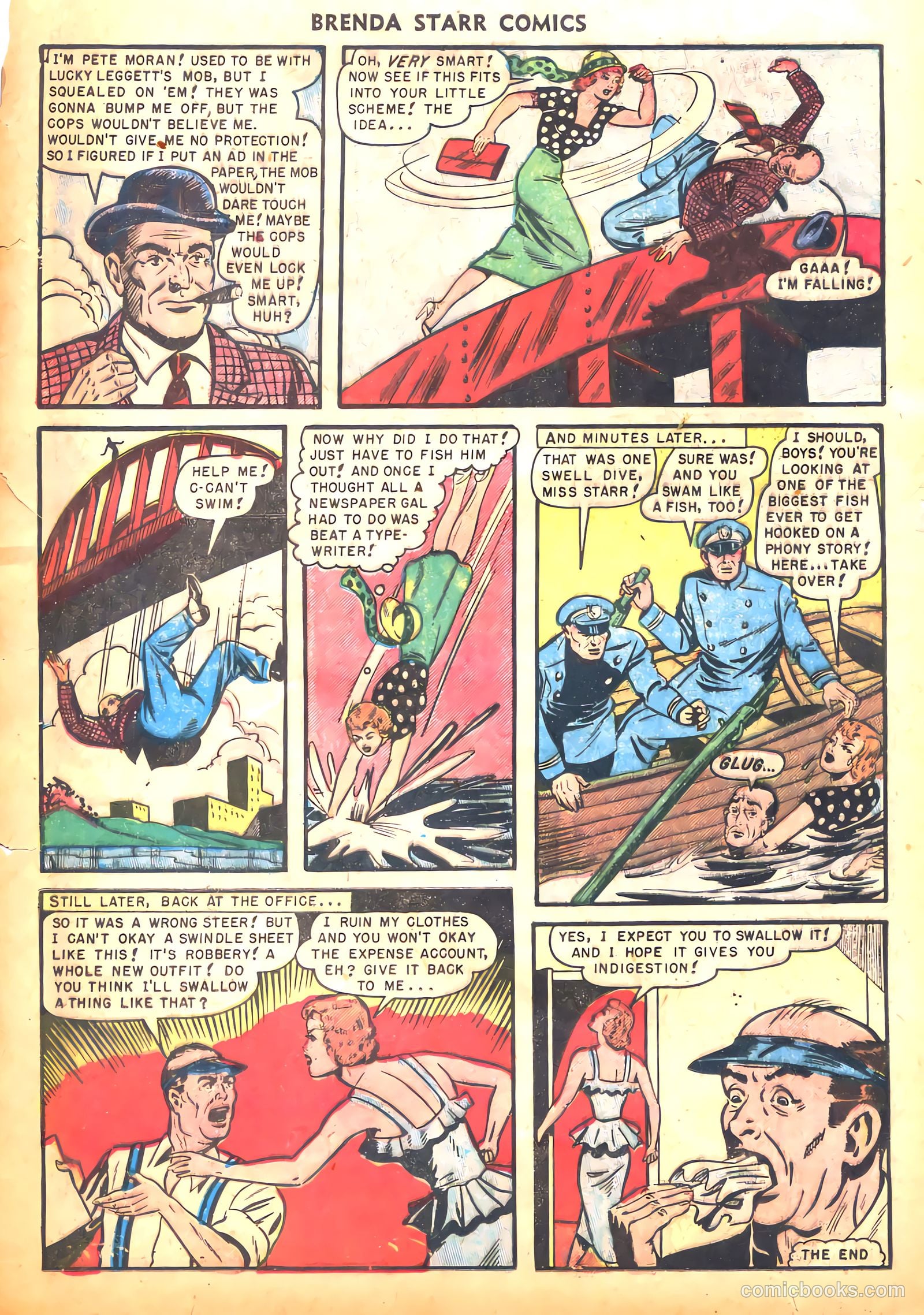 Brenda Starr Comics #10 (1949) — page 16 of 36