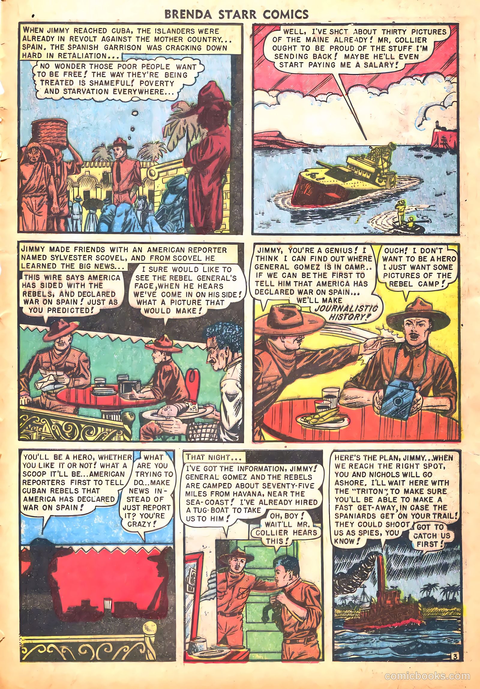 Brenda Starr Comics #10 (1949) — page 21 of 36