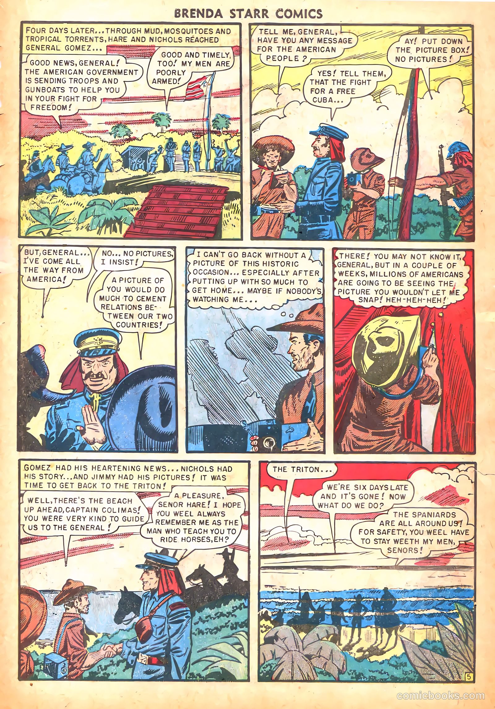 Brenda Starr Comics #10 (1949) — page 23 of 36