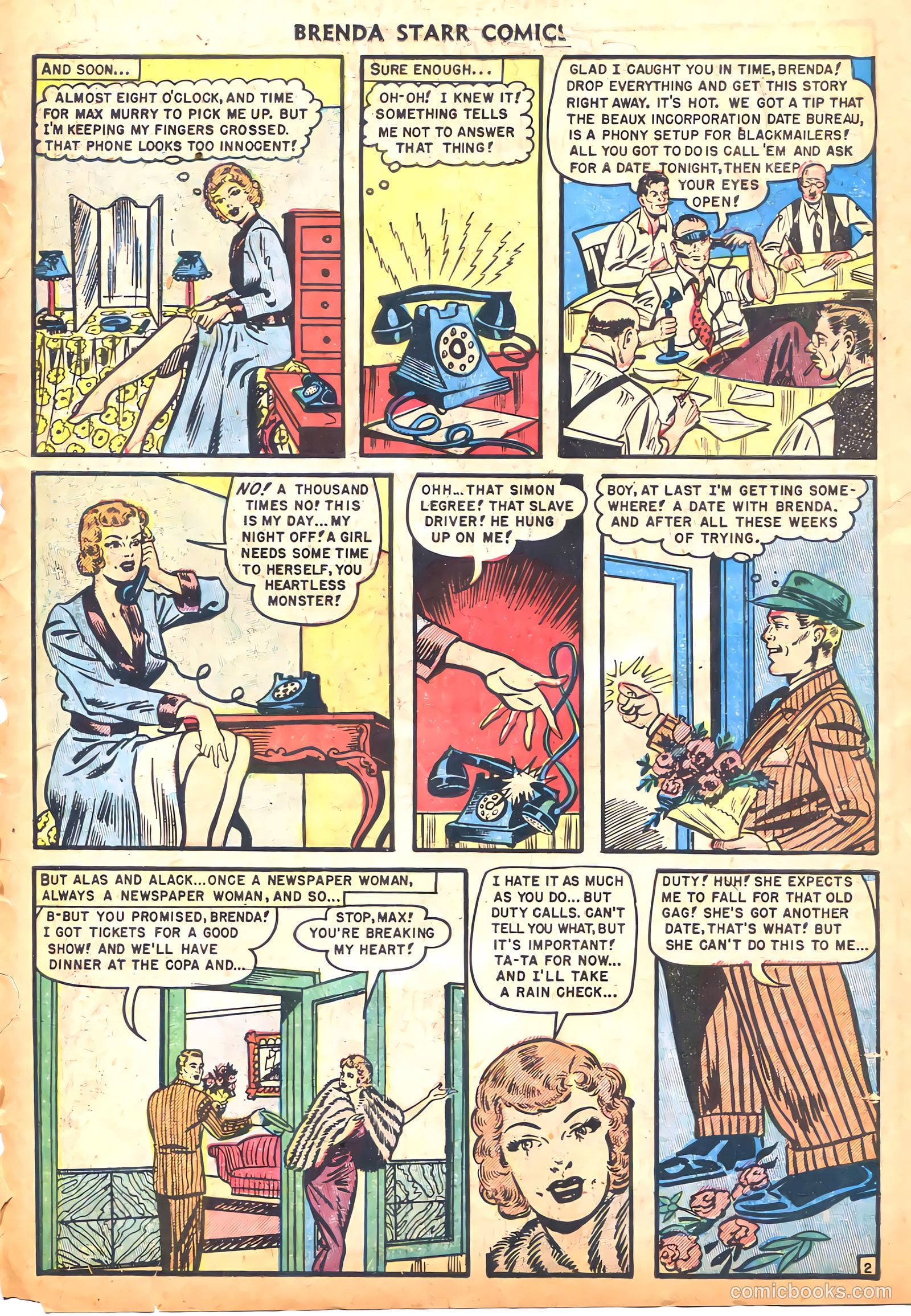 Brenda Starr Comics #10 (1949) — page 27 of 36