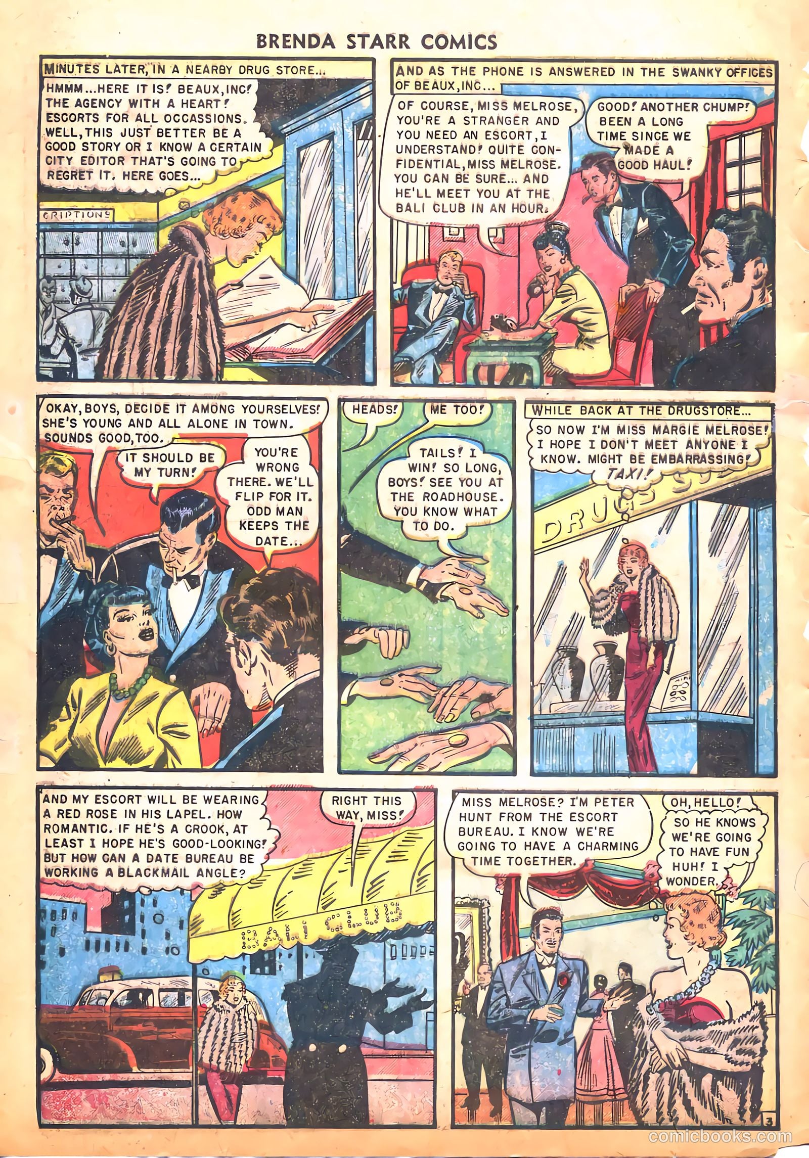 Brenda Starr Comics #10 (1949) — page 28 of 36