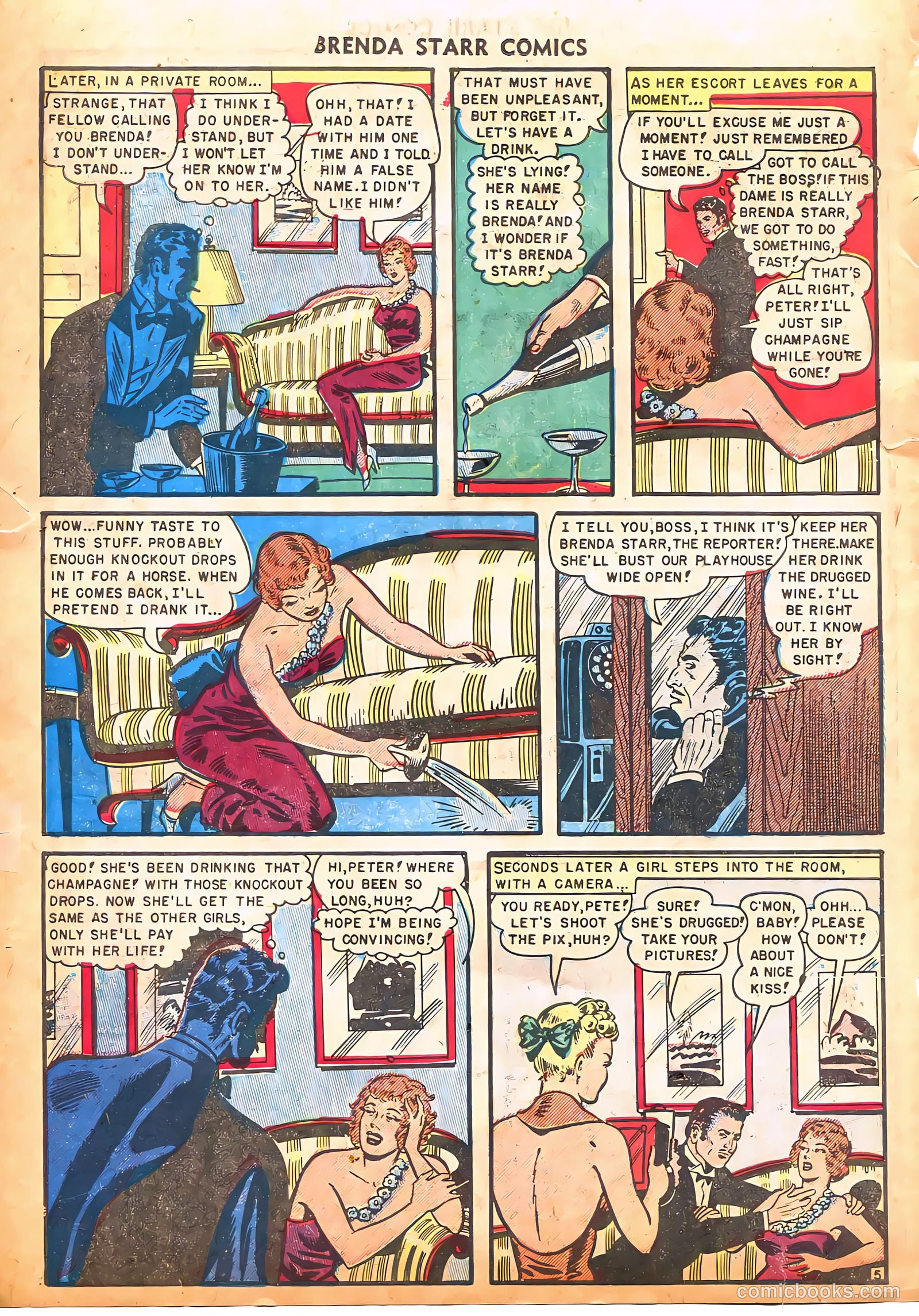 Brenda Starr Comics #10 (1949) — page 30 of 36