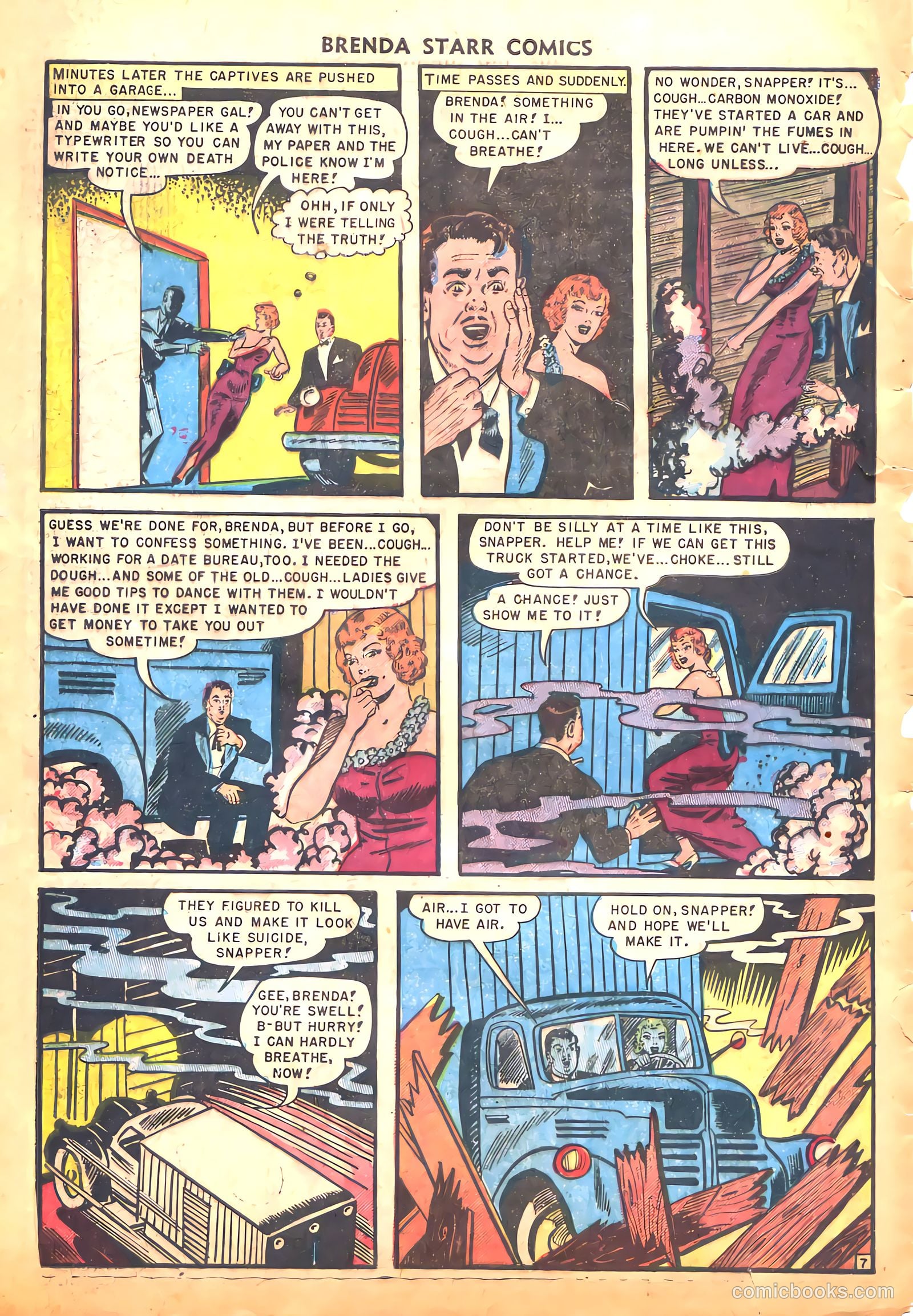 Brenda Starr Comics #10 (1949) — page 32 of 36
