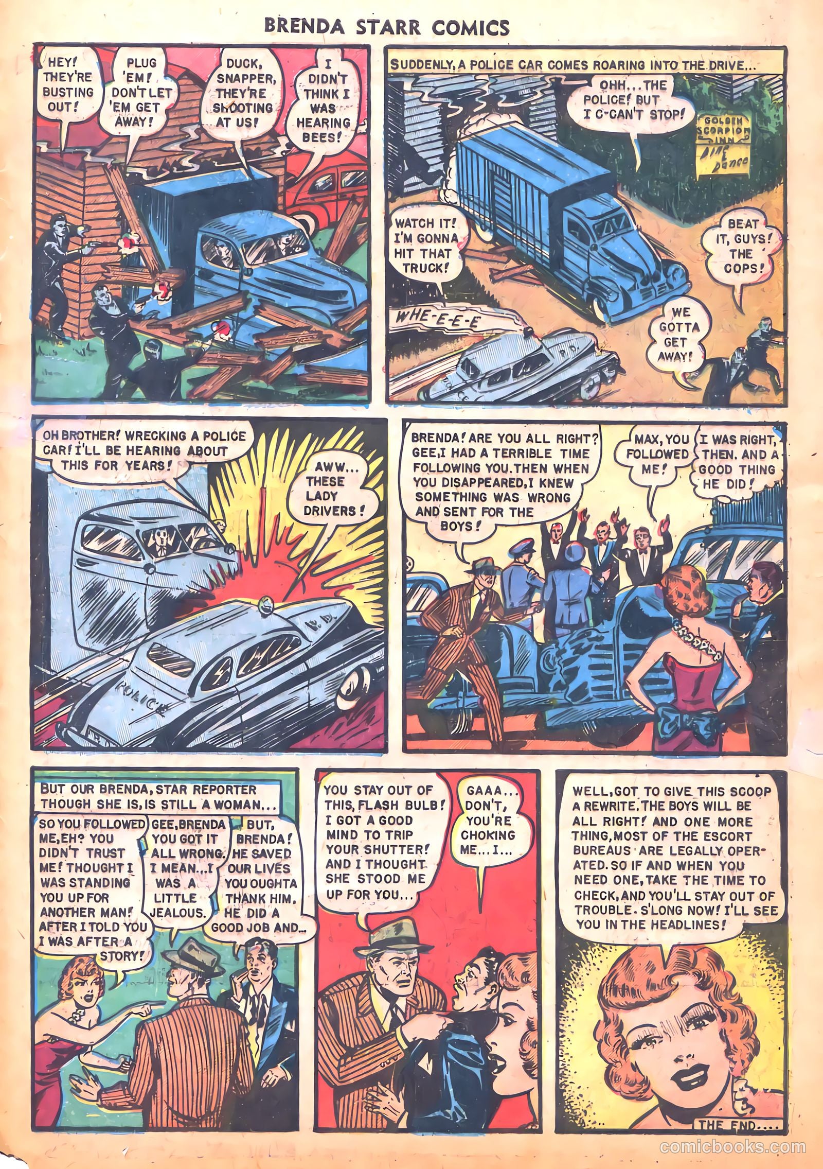 Brenda Starr Comics #10 (1949) — page 33 of 36