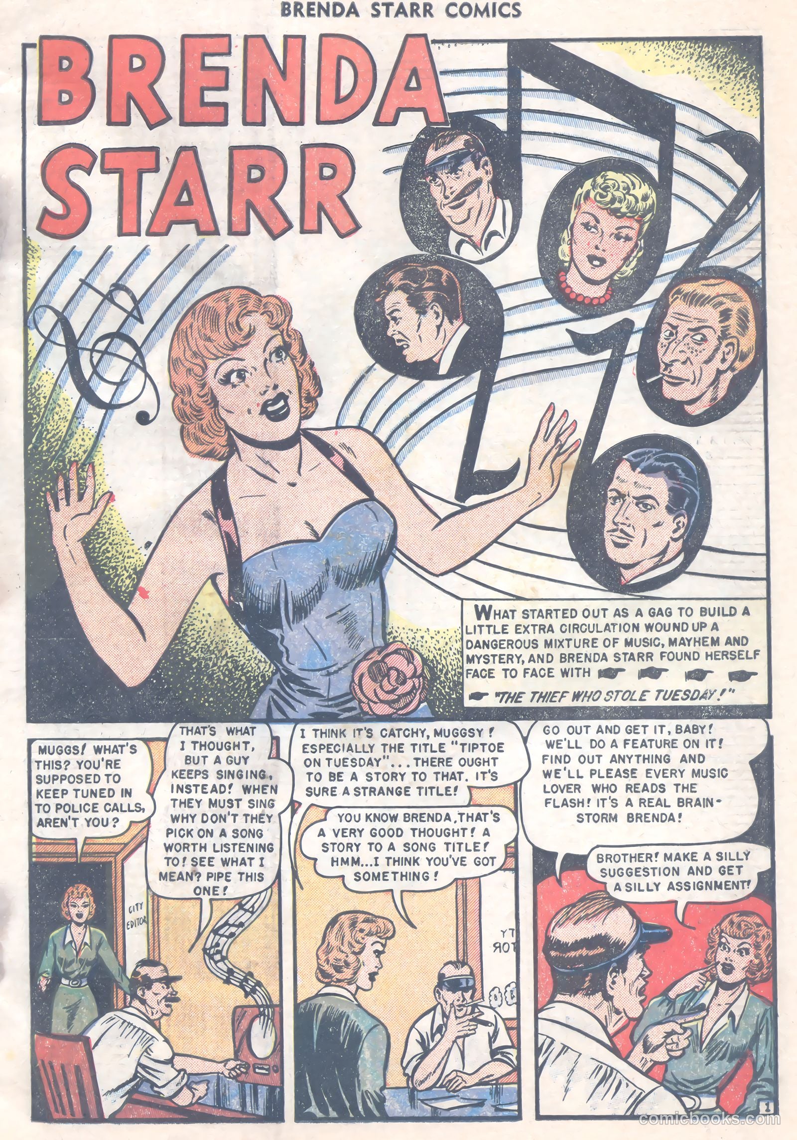 Brenda Starr Comics #11 (1949) — page 3 of 36