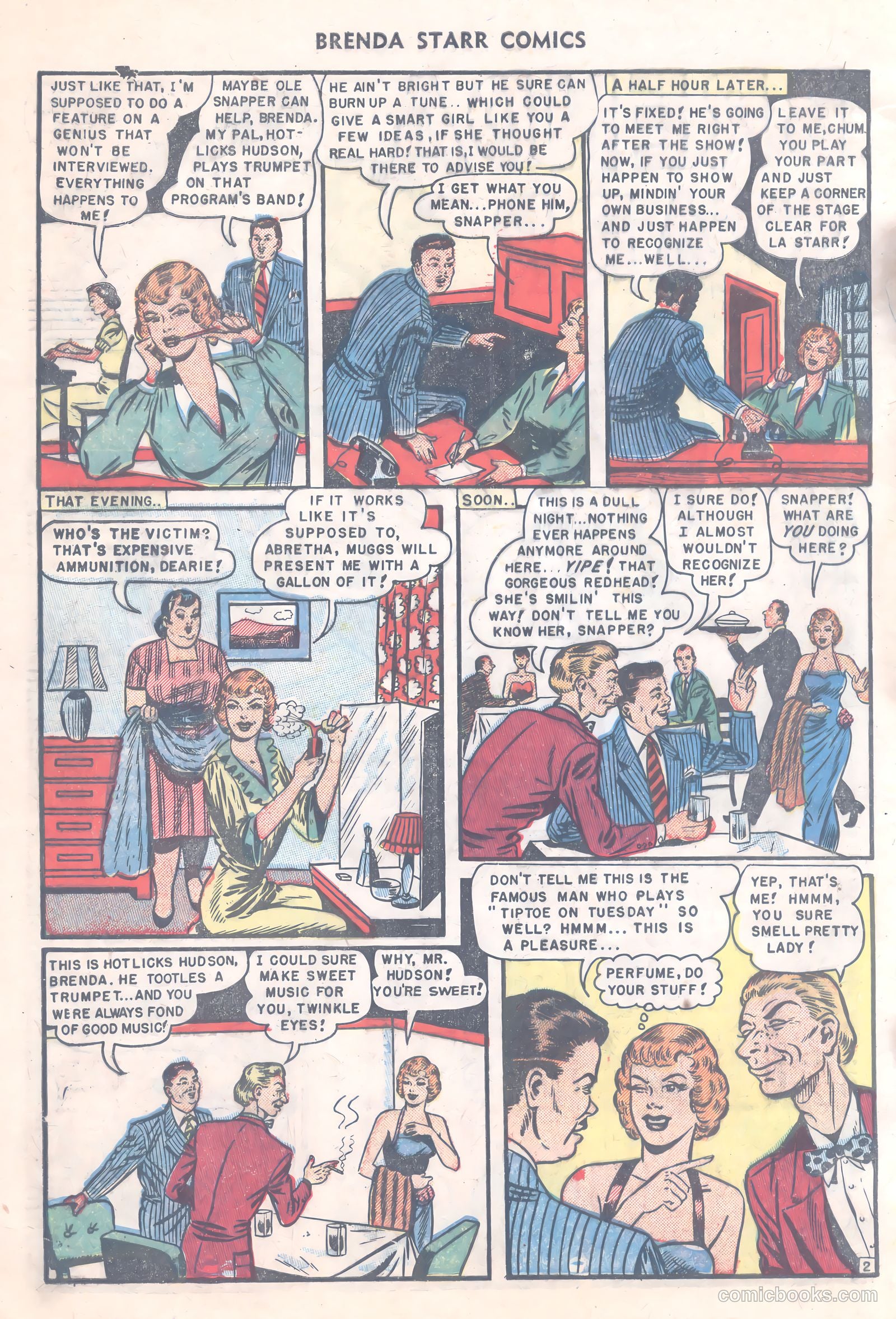 Brenda Starr Comics #11 (1949) — page 4 of 36