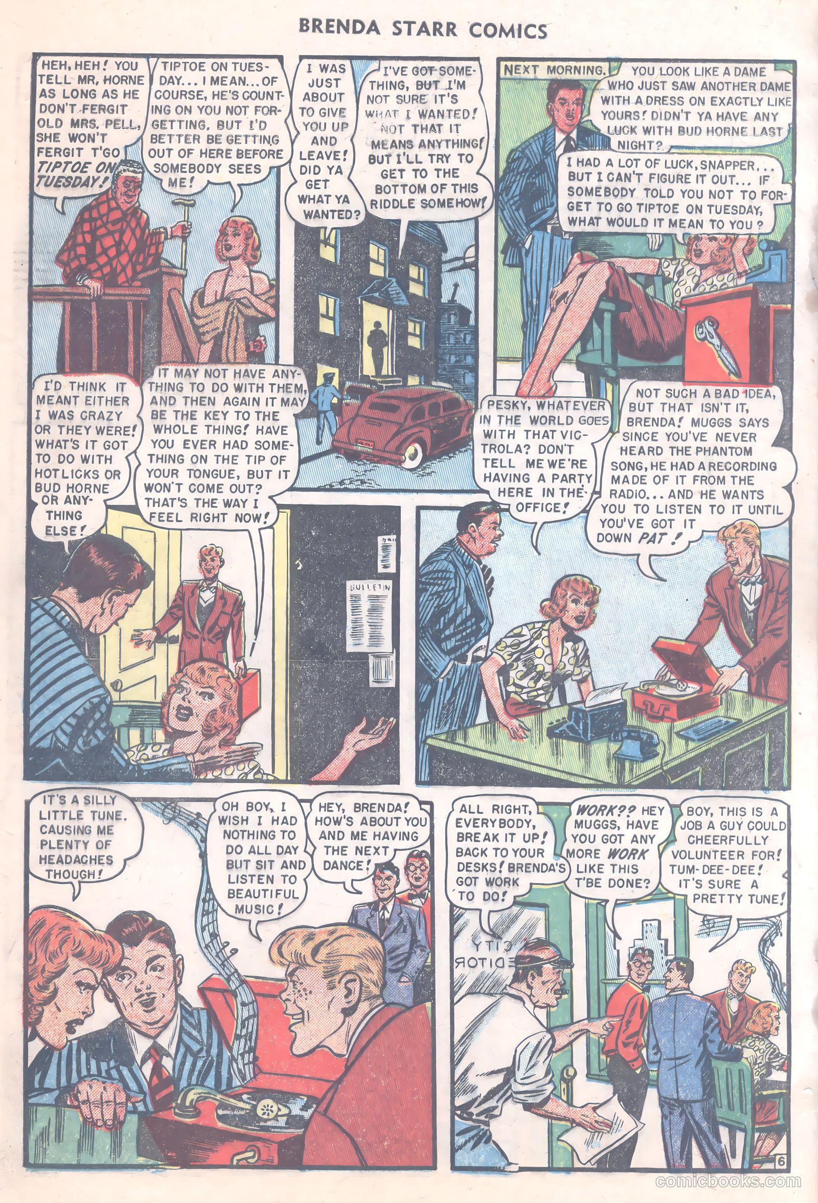Brenda Starr Comics #11 (1949) — page 8 of 36