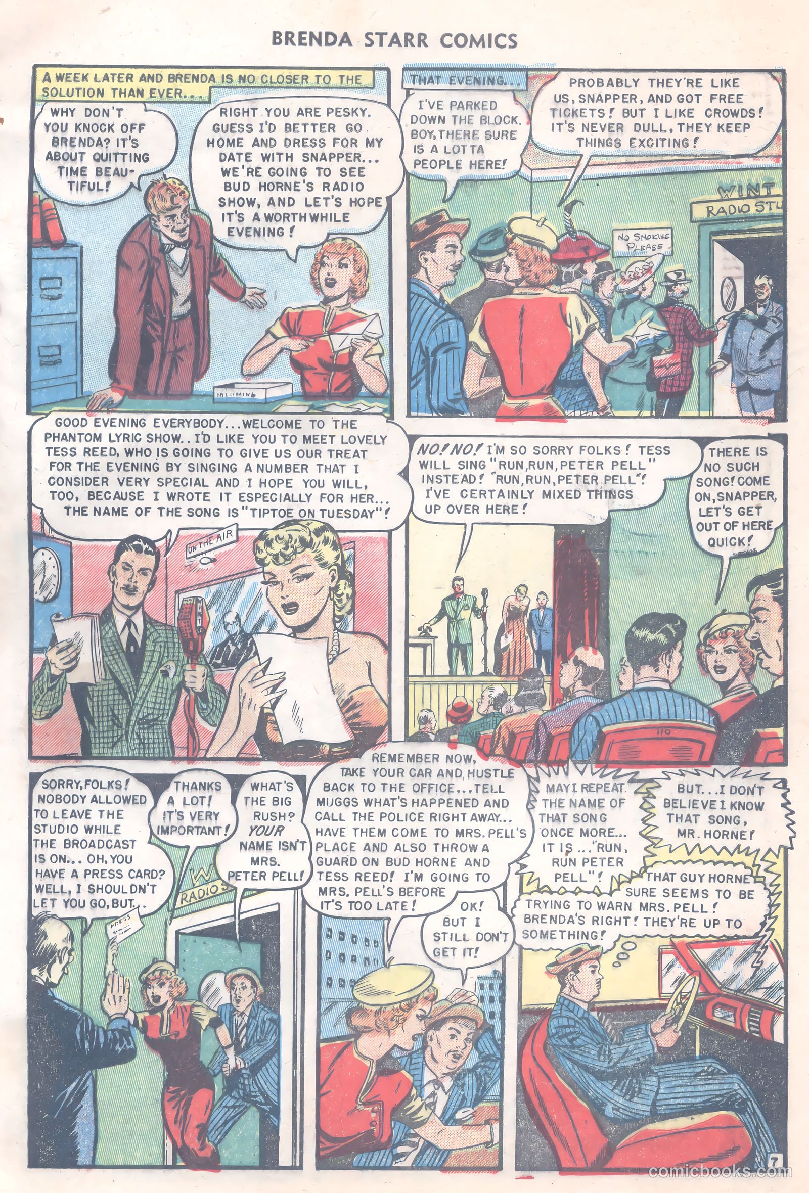 Brenda Starr Comics #11 (1949) — page 9 of 36