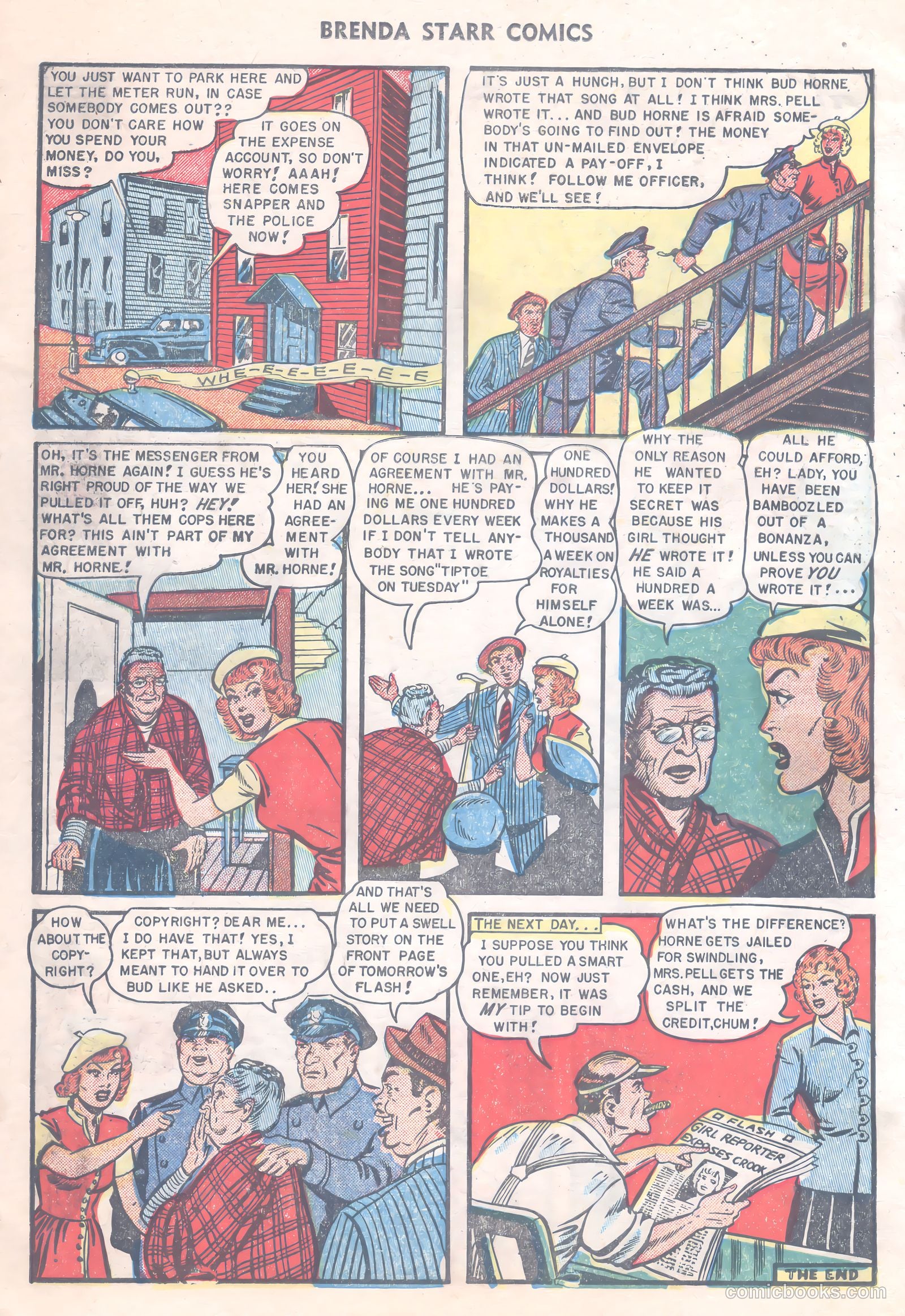 Brenda Starr Comics #11 (1949) — page 10 of 36