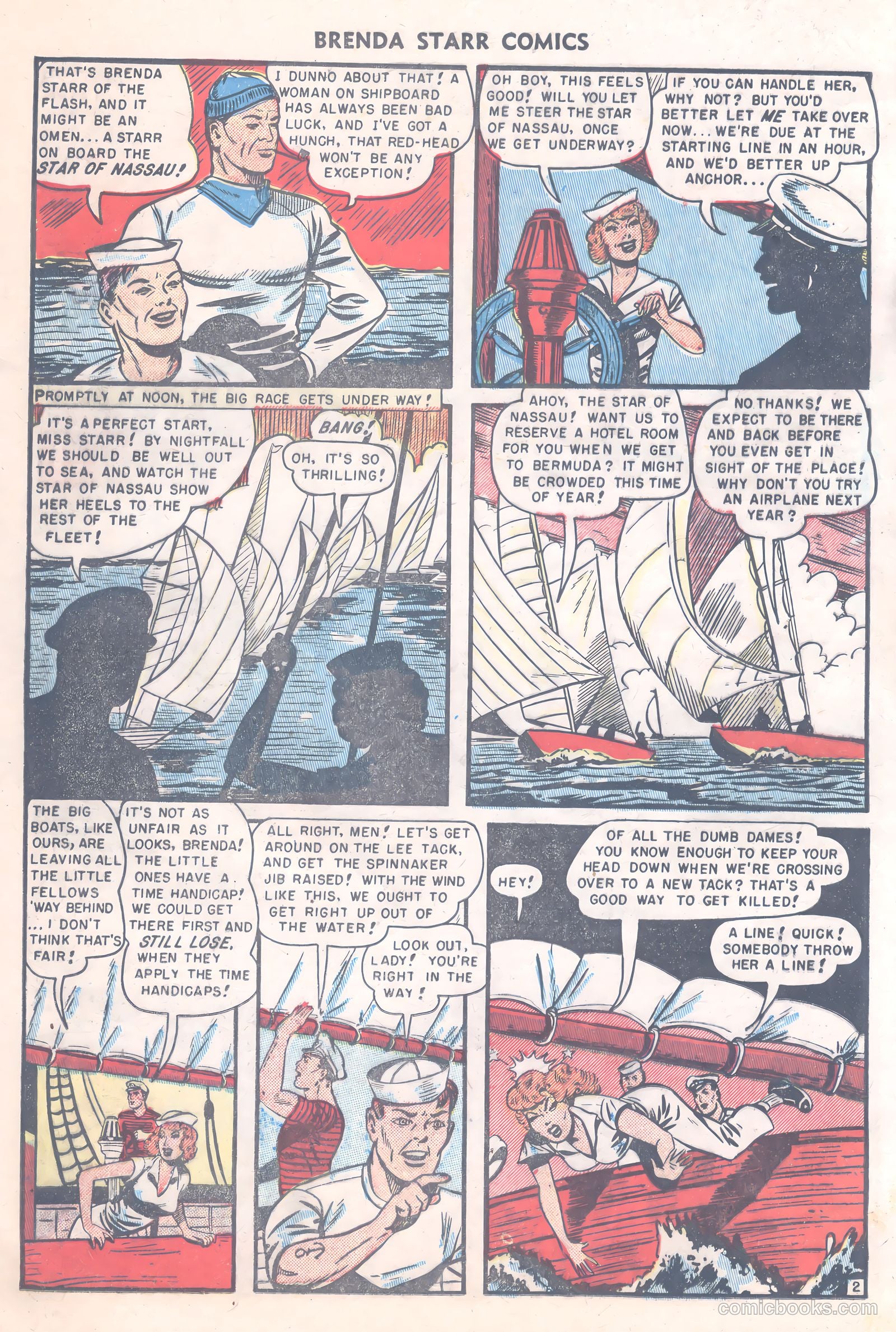 Brenda Starr Comics #11 (1949) — page 12 of 36