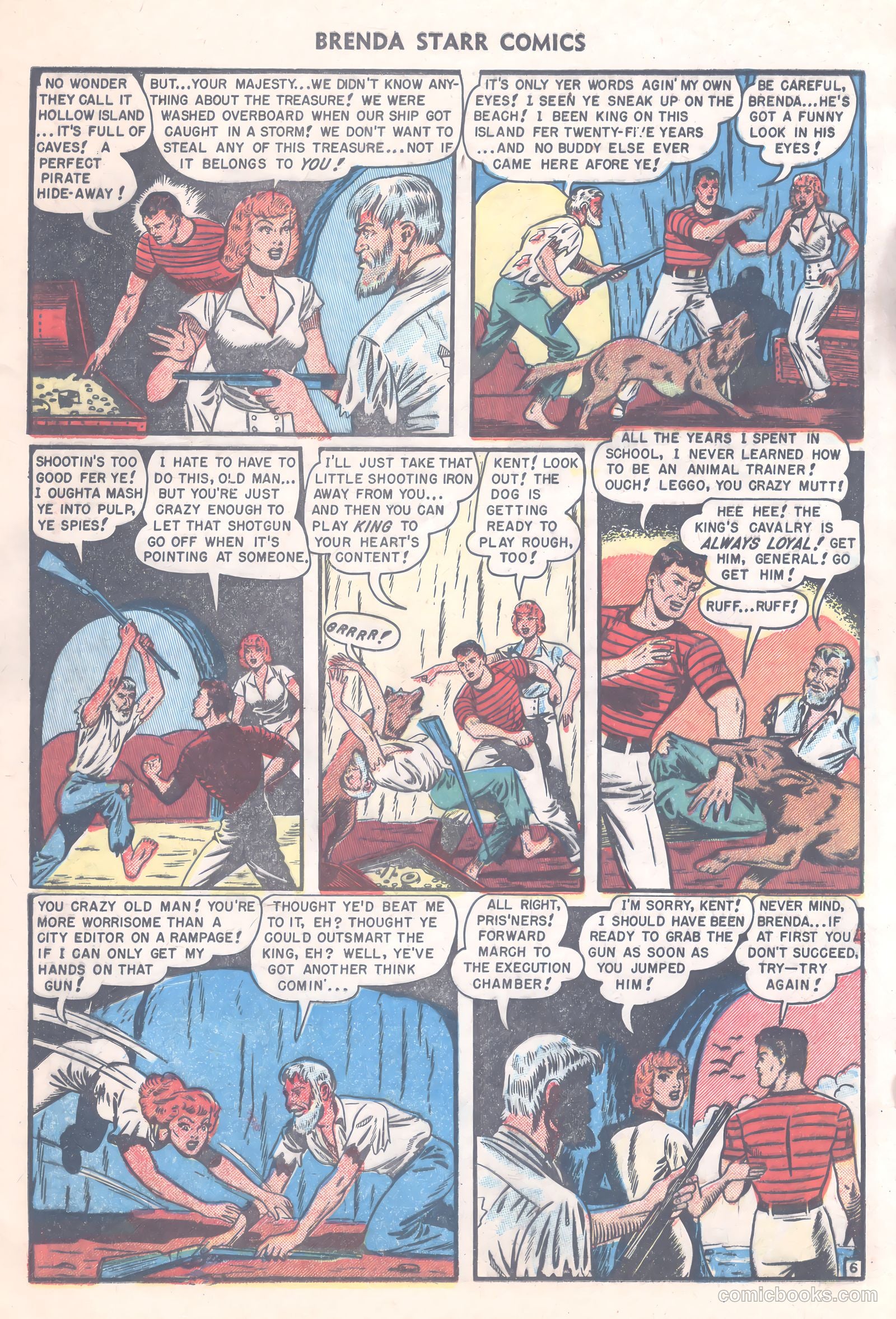 Brenda Starr Comics #11 (1949) — page 16 of 36
