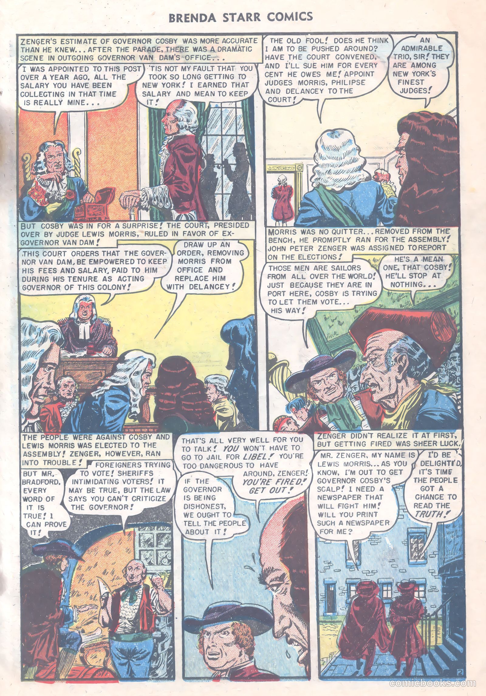 Brenda Starr Comics #11 (1949) — page 23 of 36
