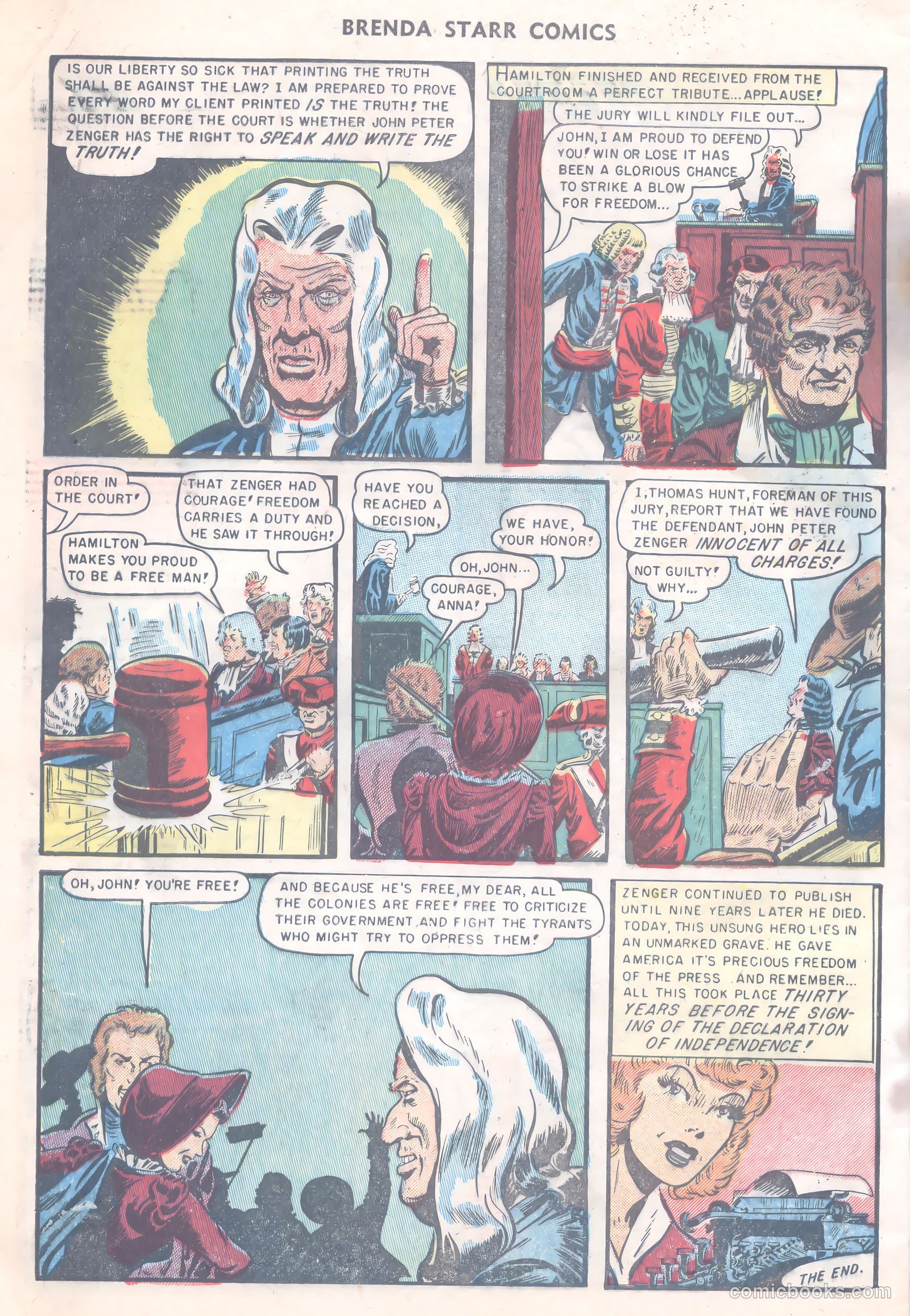 Brenda Starr Comics #11 (1949) — page 28 of 36