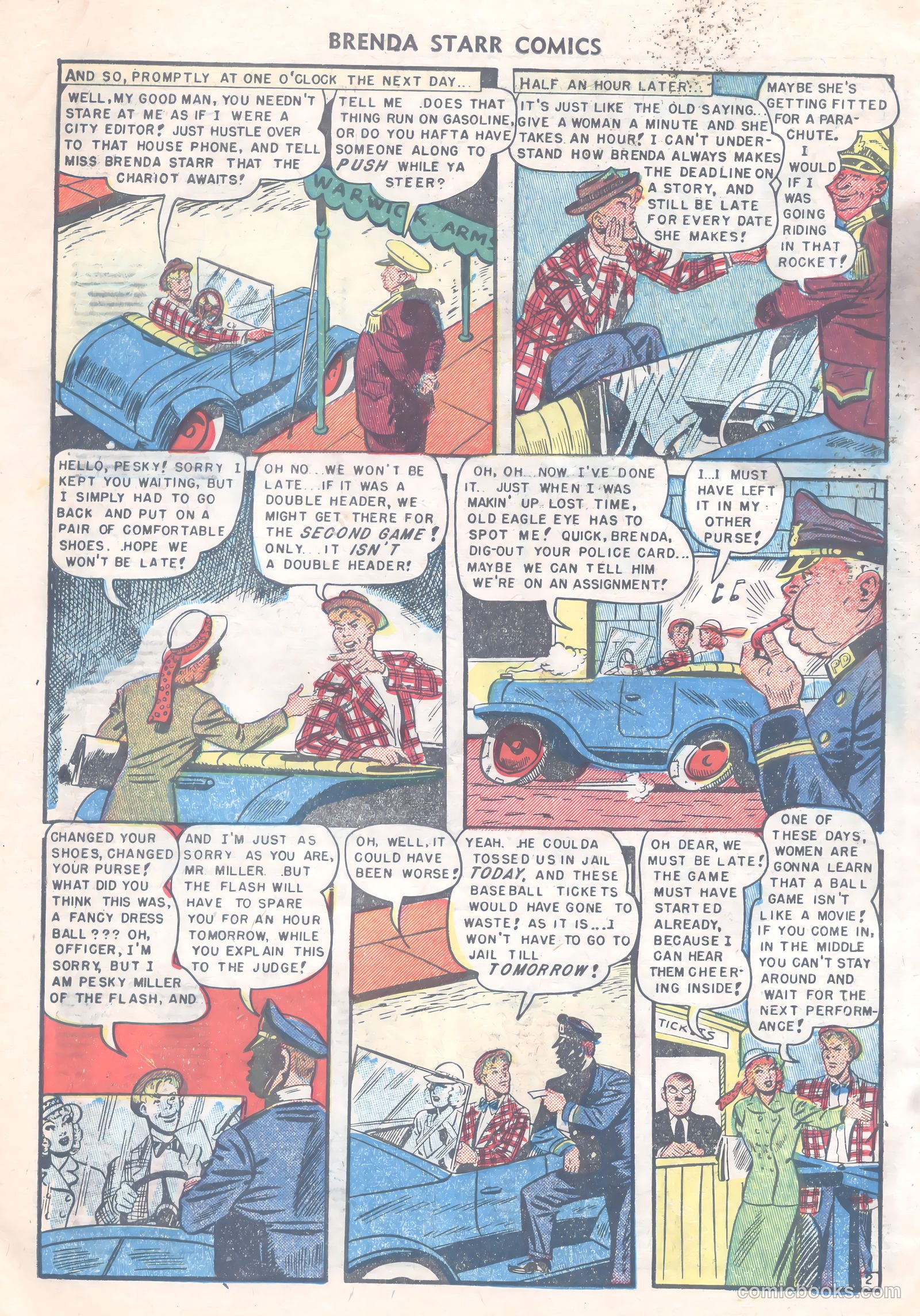 Brenda Starr Comics #11 (1949) — page 30 of 36