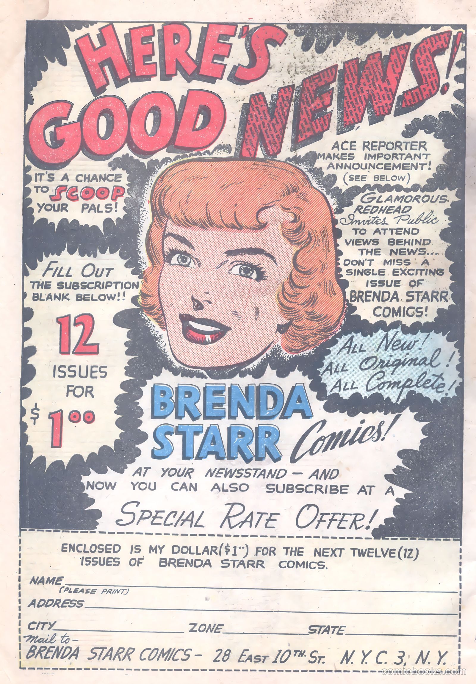 Brenda Starr Comics #11 (1949) — page 34 of 36