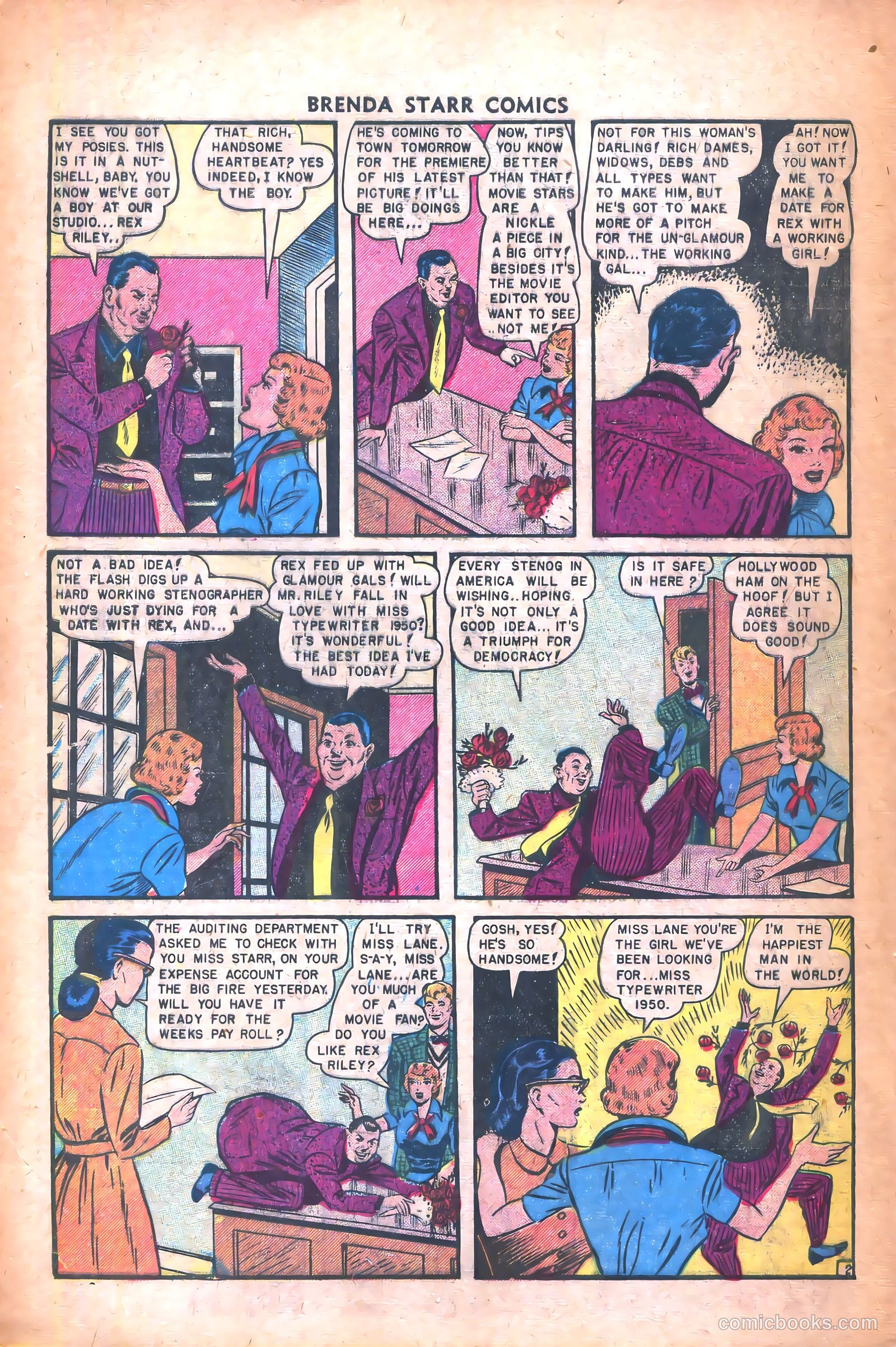Brenda Starr Comics #12 (1949) — page 4 of 36