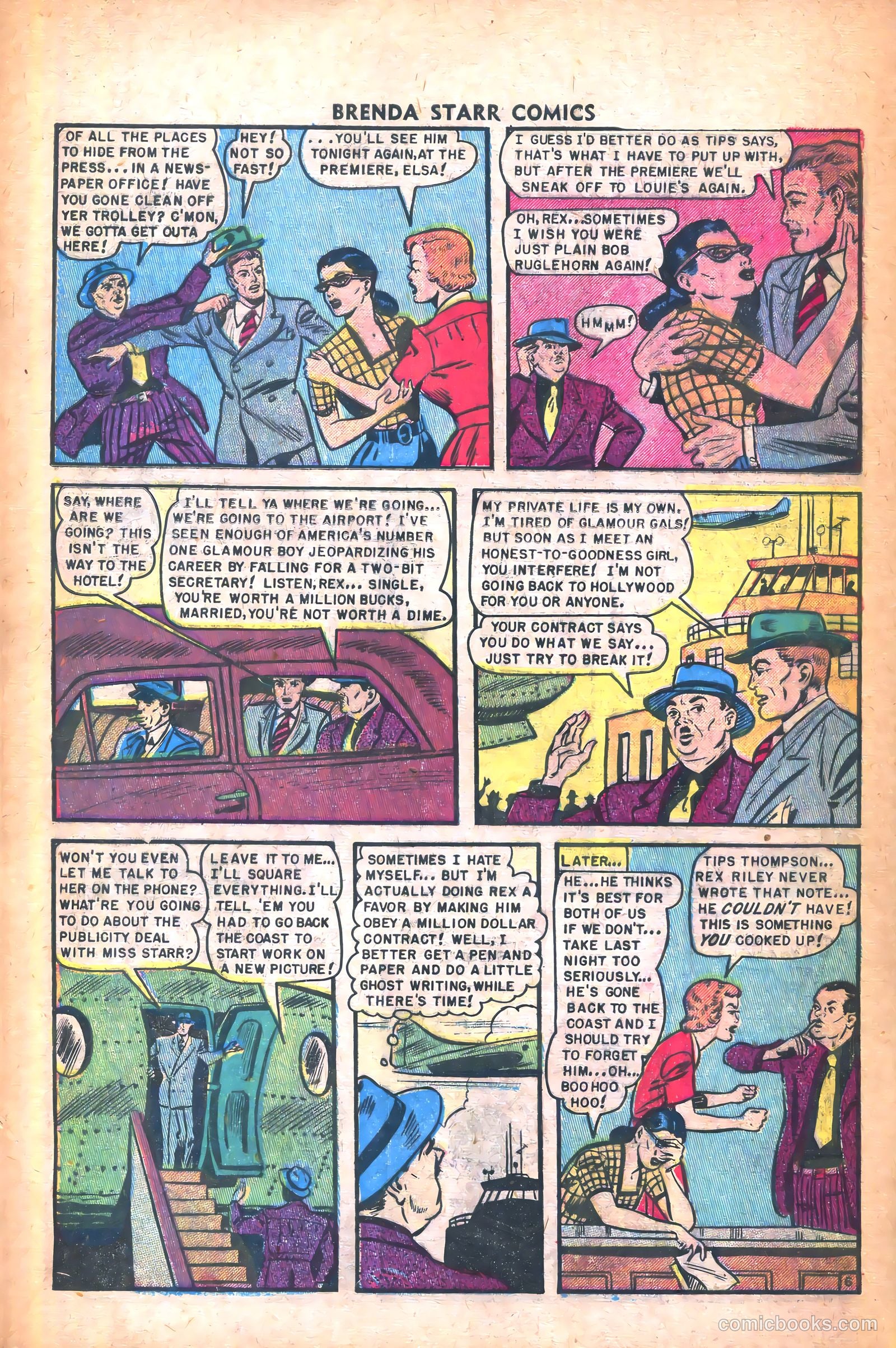 Brenda Starr Comics #12 (1949) — page 8 of 36