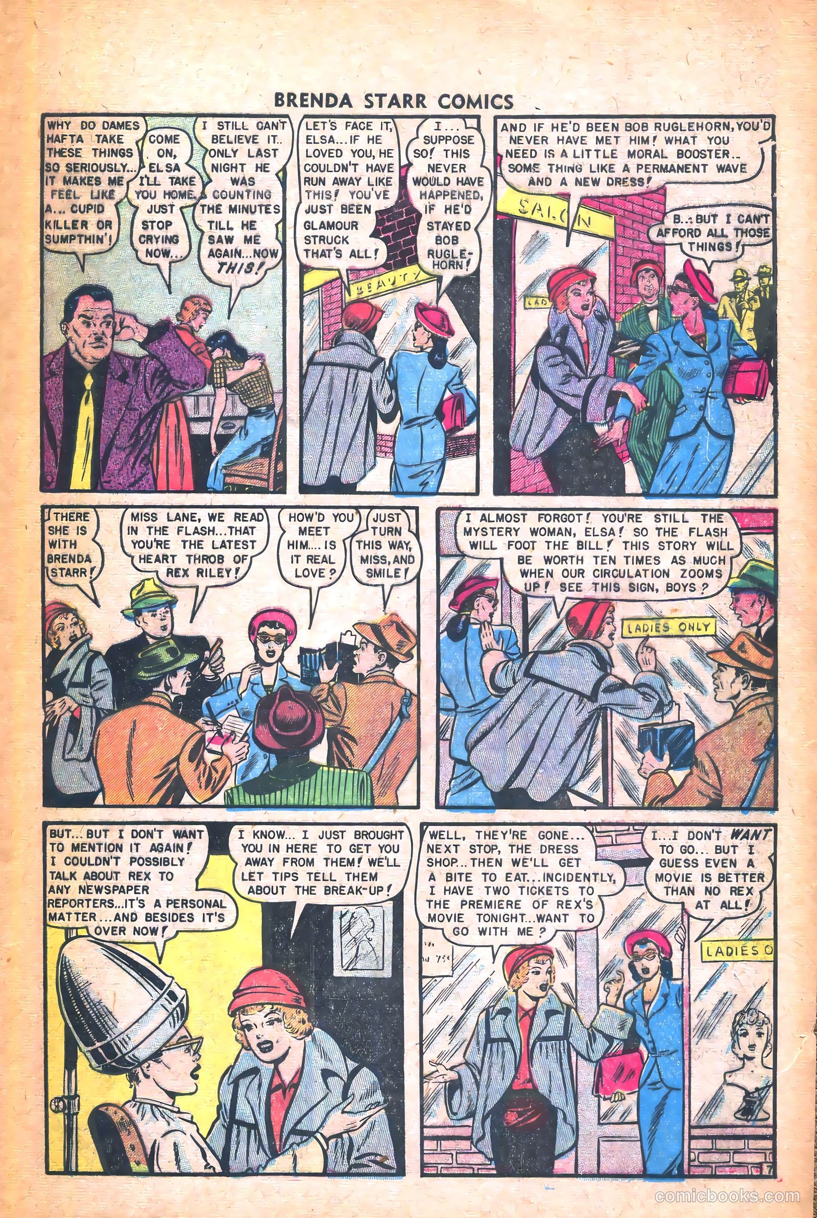 Brenda Starr Comics #12 (1949) — page 9 of 36