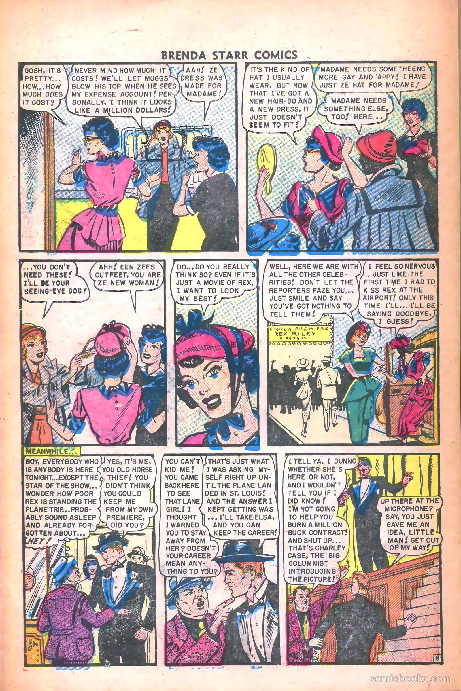 Brenda Starr Comics #12 (1949) — page 10 of 36