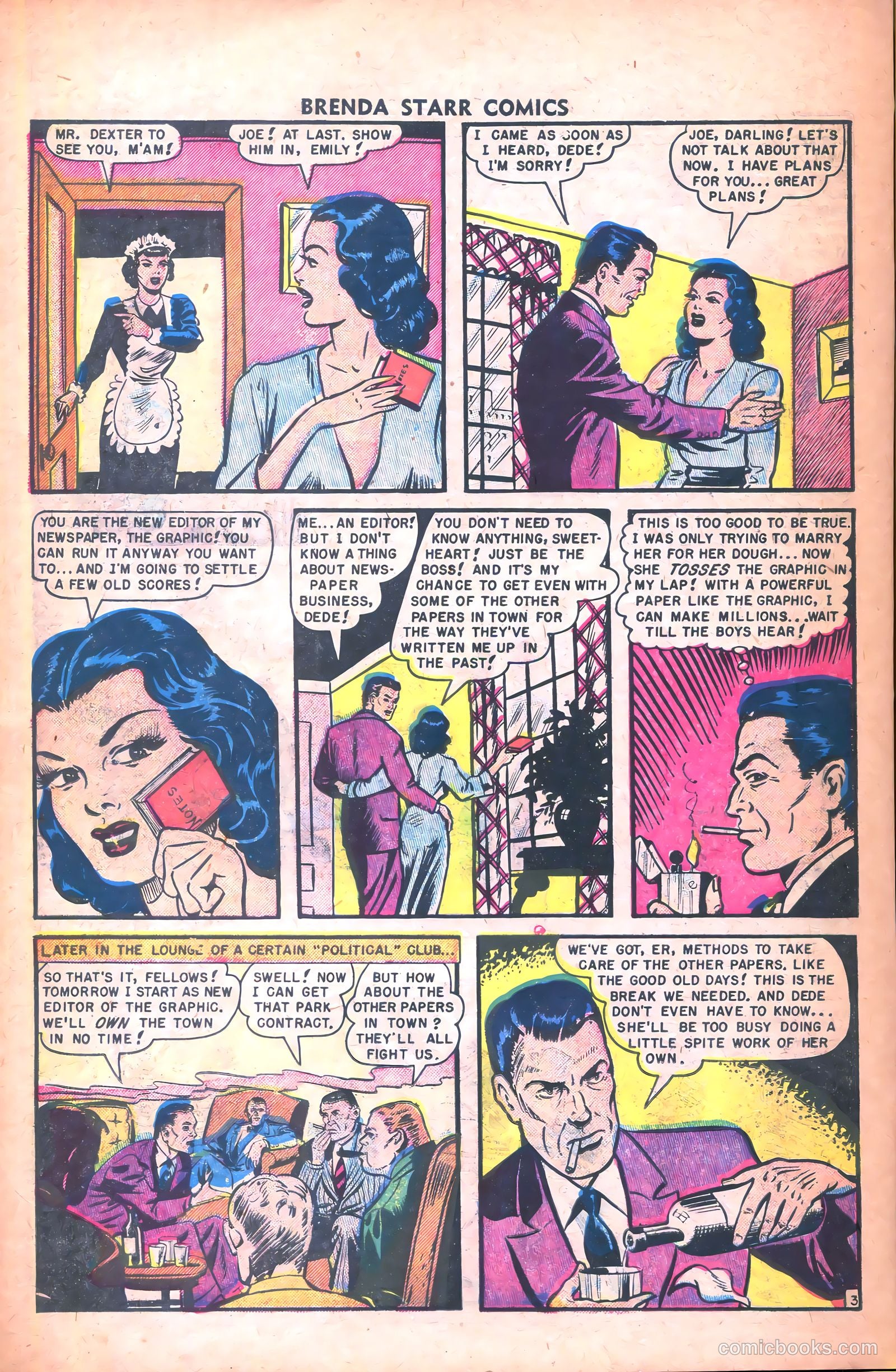 Brenda Starr Comics #12 (1949) — page 14 of 36