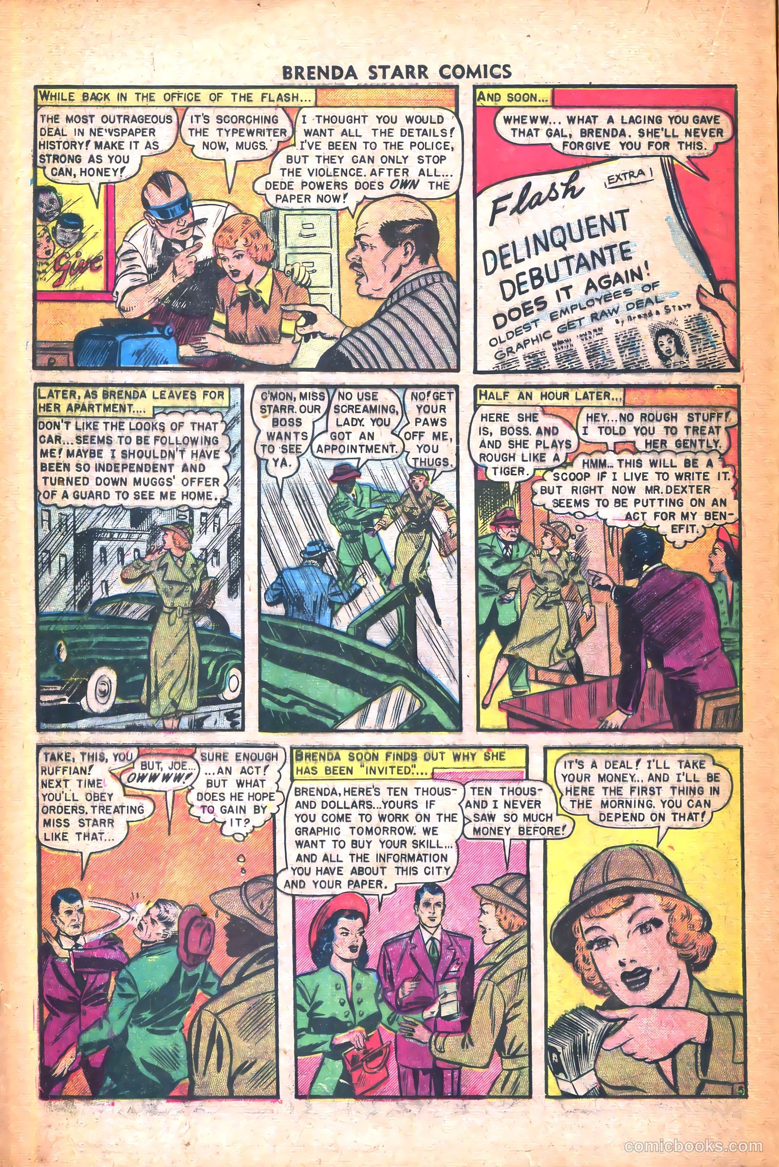Brenda Starr Comics #12 (1949) — page 16 of 36