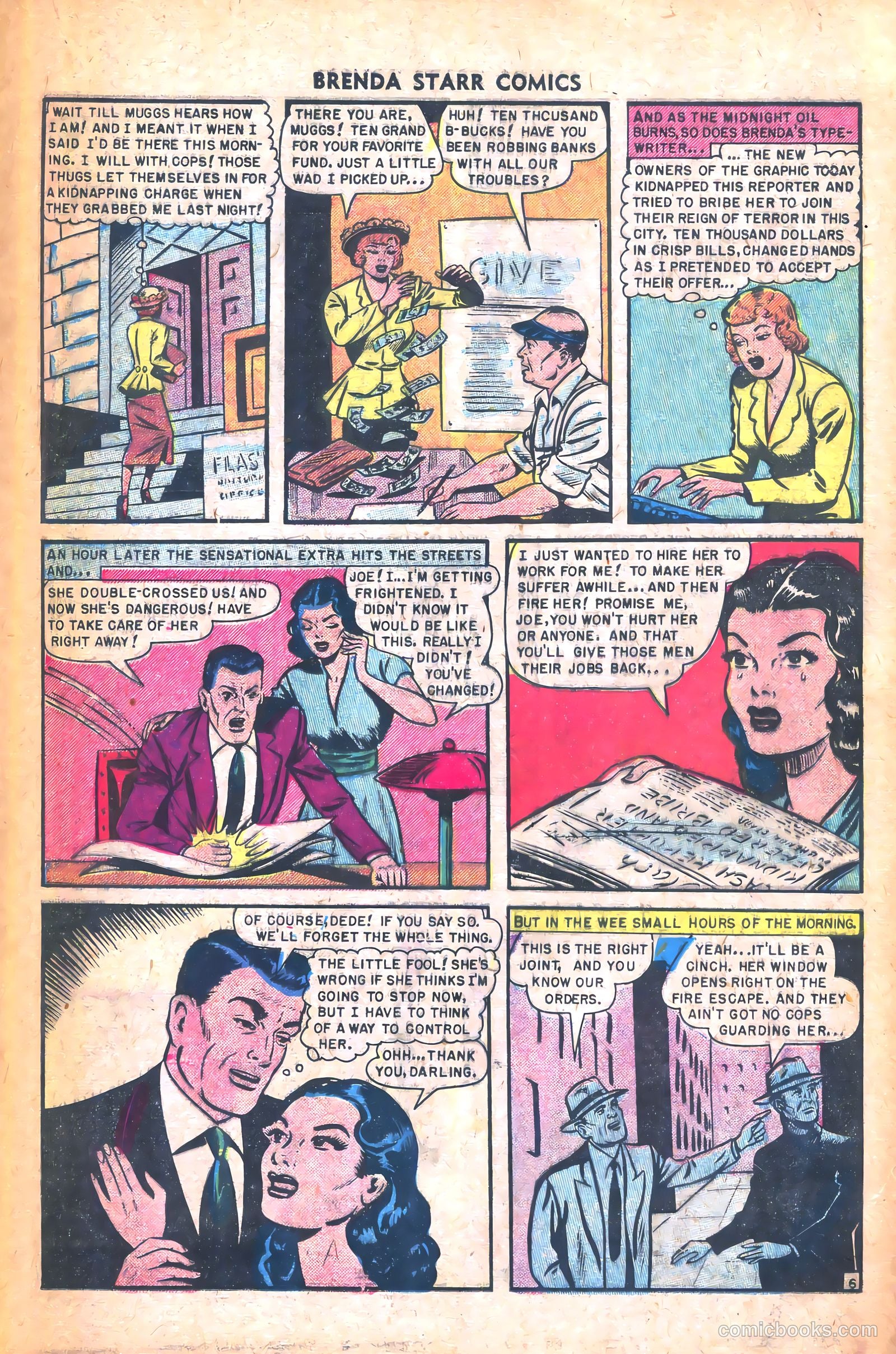 Brenda Starr Comics #12 (1949) — page 17 of 36
