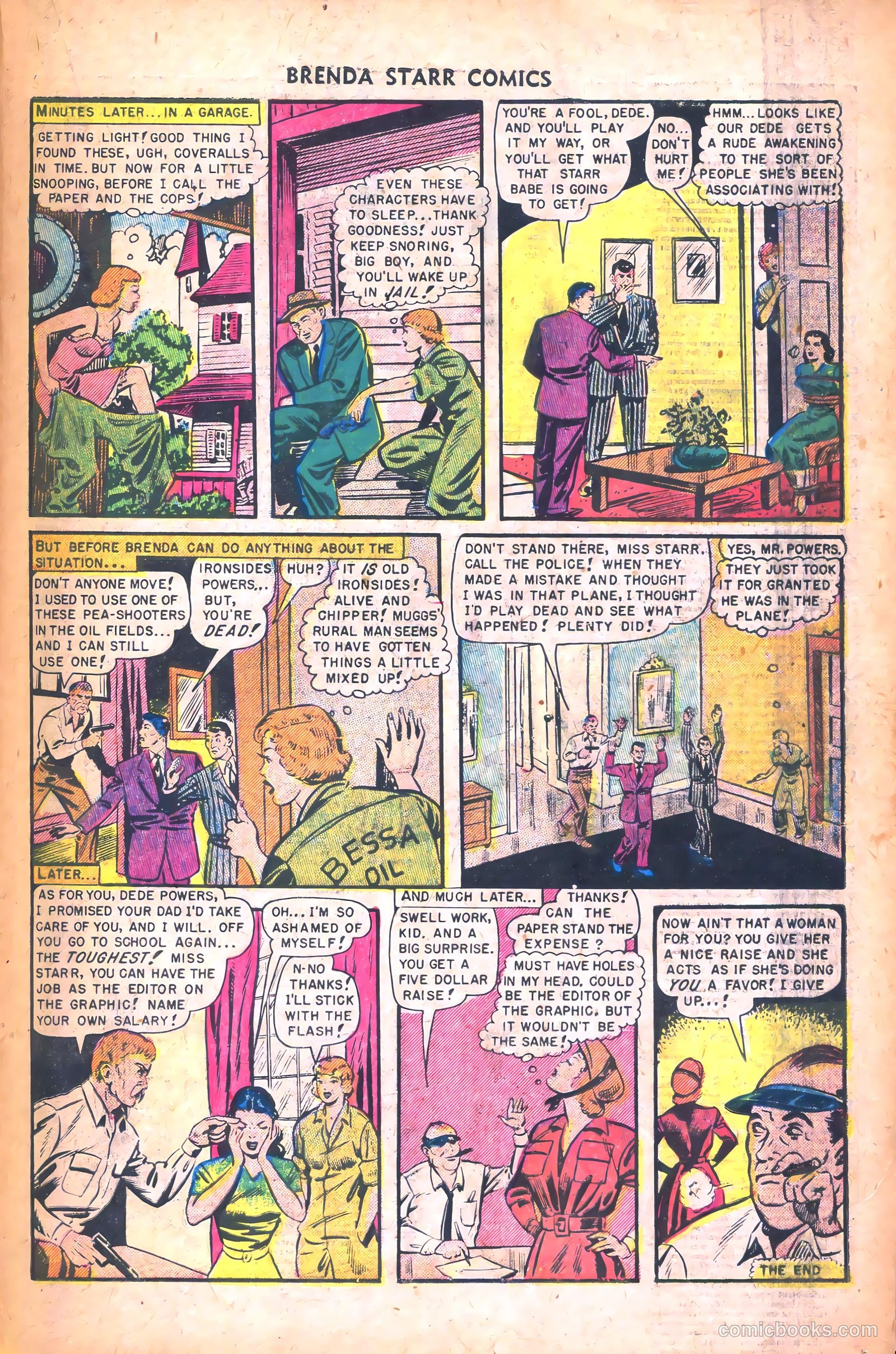 Brenda Starr Comics #12 (1949) — page 19 of 36