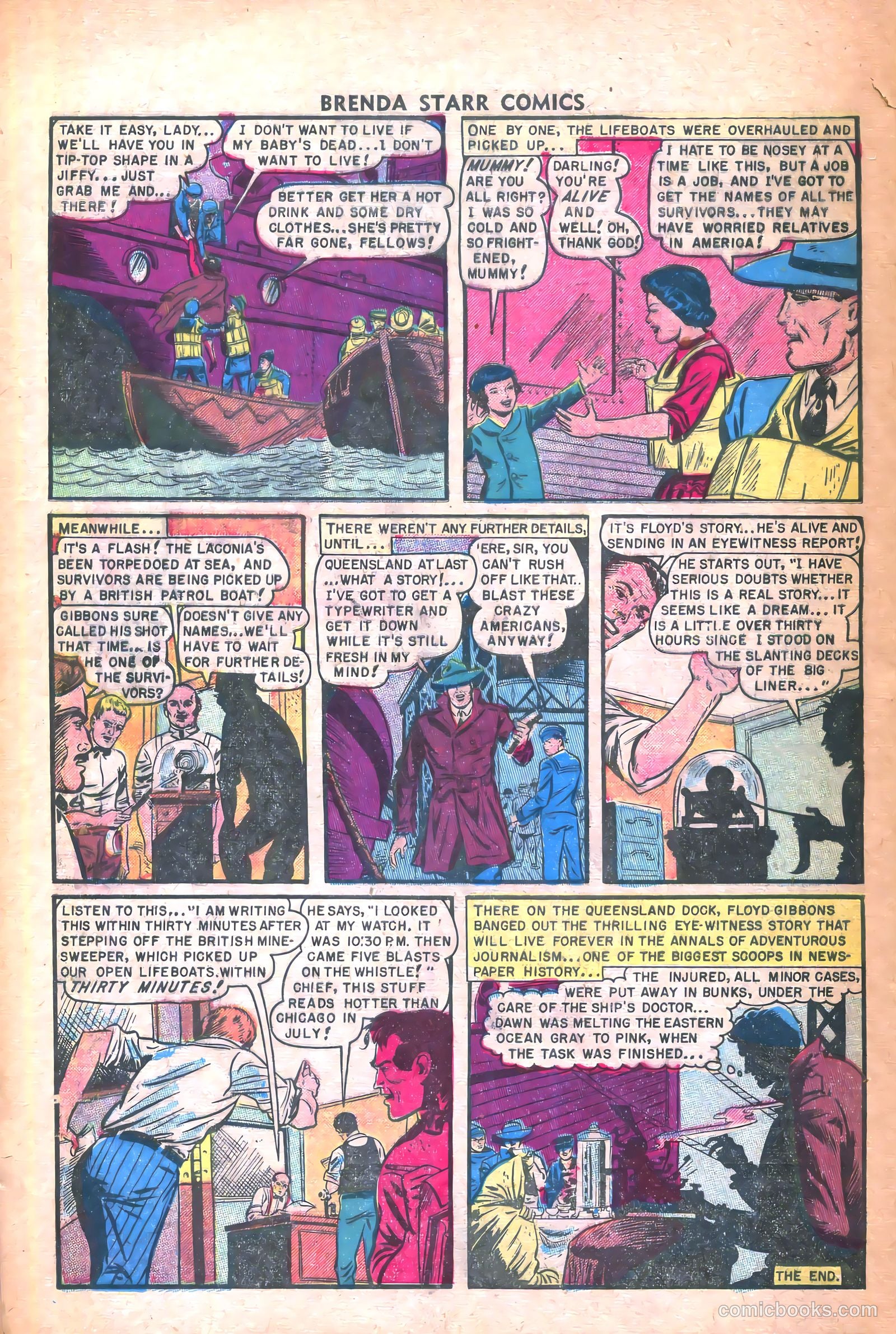 Brenda Starr Comics #12 (1949) — page 28 of 36