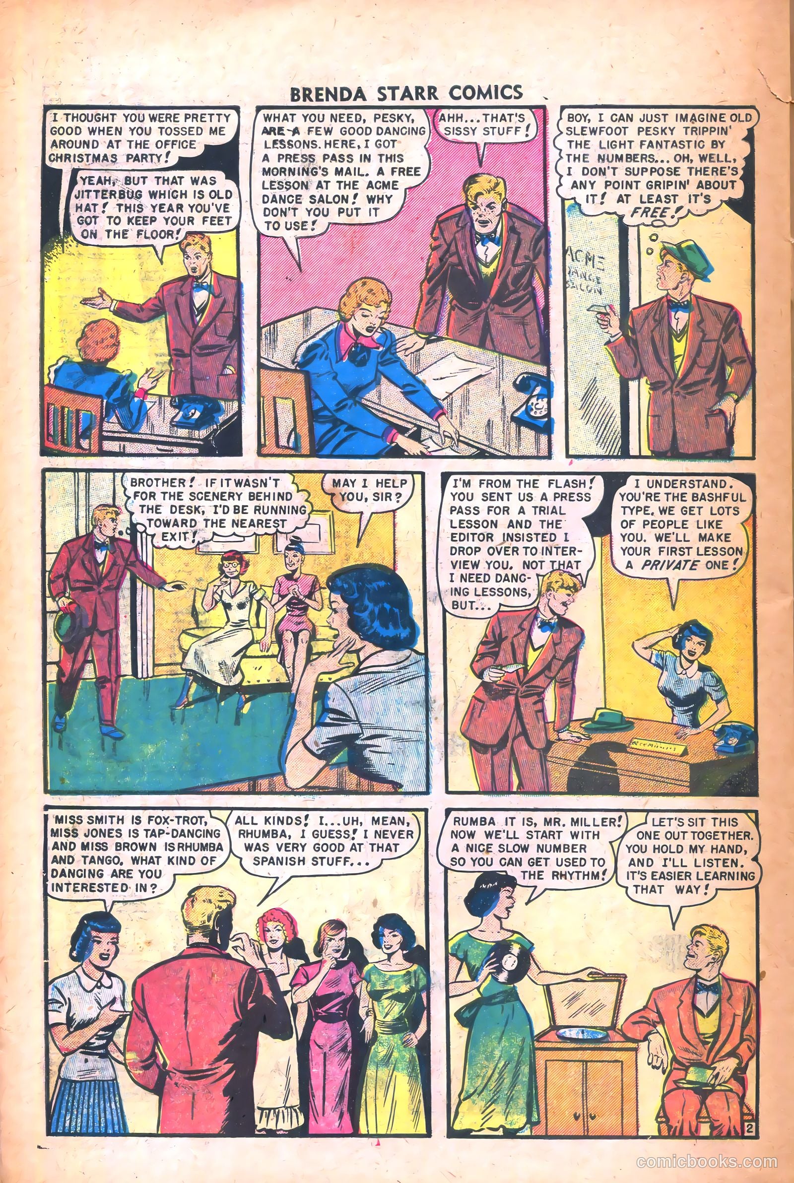 Brenda Starr Comics #12 (1949) — page 30 of 36
