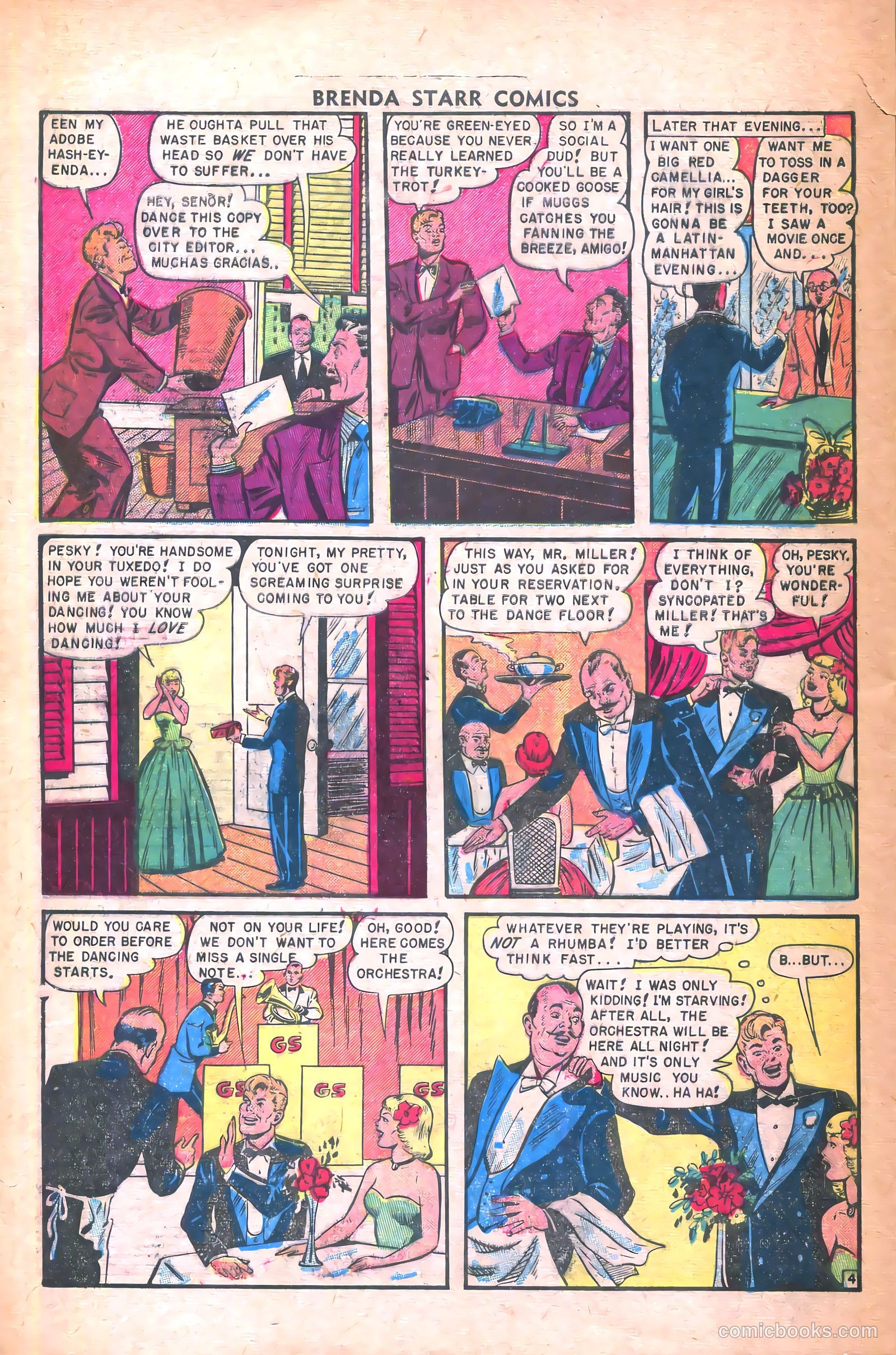 Brenda Starr Comics #12 (1949) — page 32 of 36