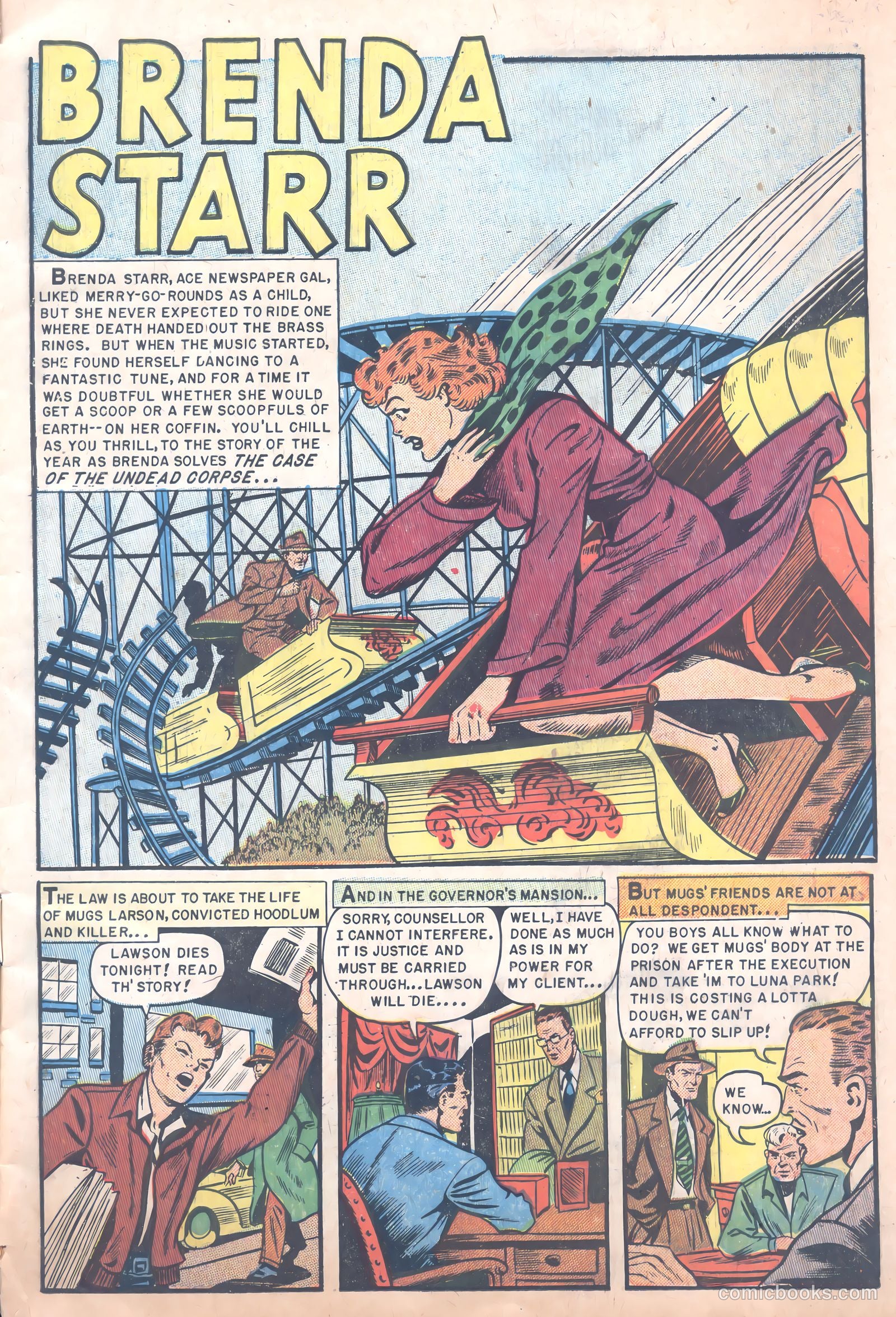 Brenda Starr Comics #8 (1949) — page 3 of 36