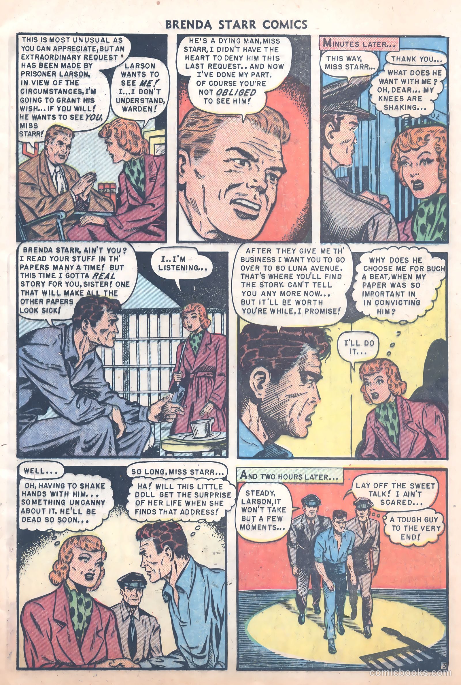 Brenda Starr Comics #8 (1949) — page 5 of 36