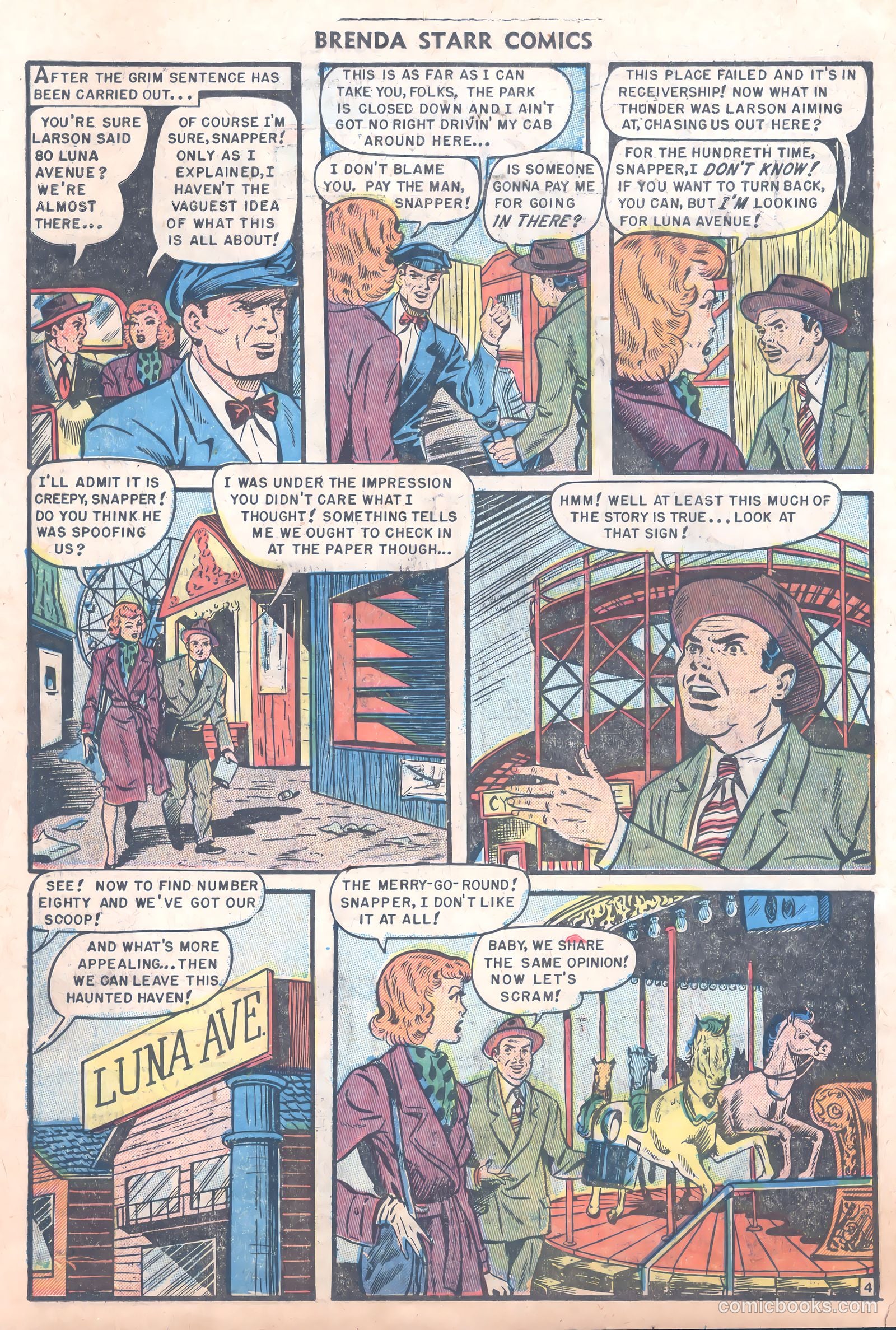 Brenda Starr Comics #8 (1949) — page 6 of 36