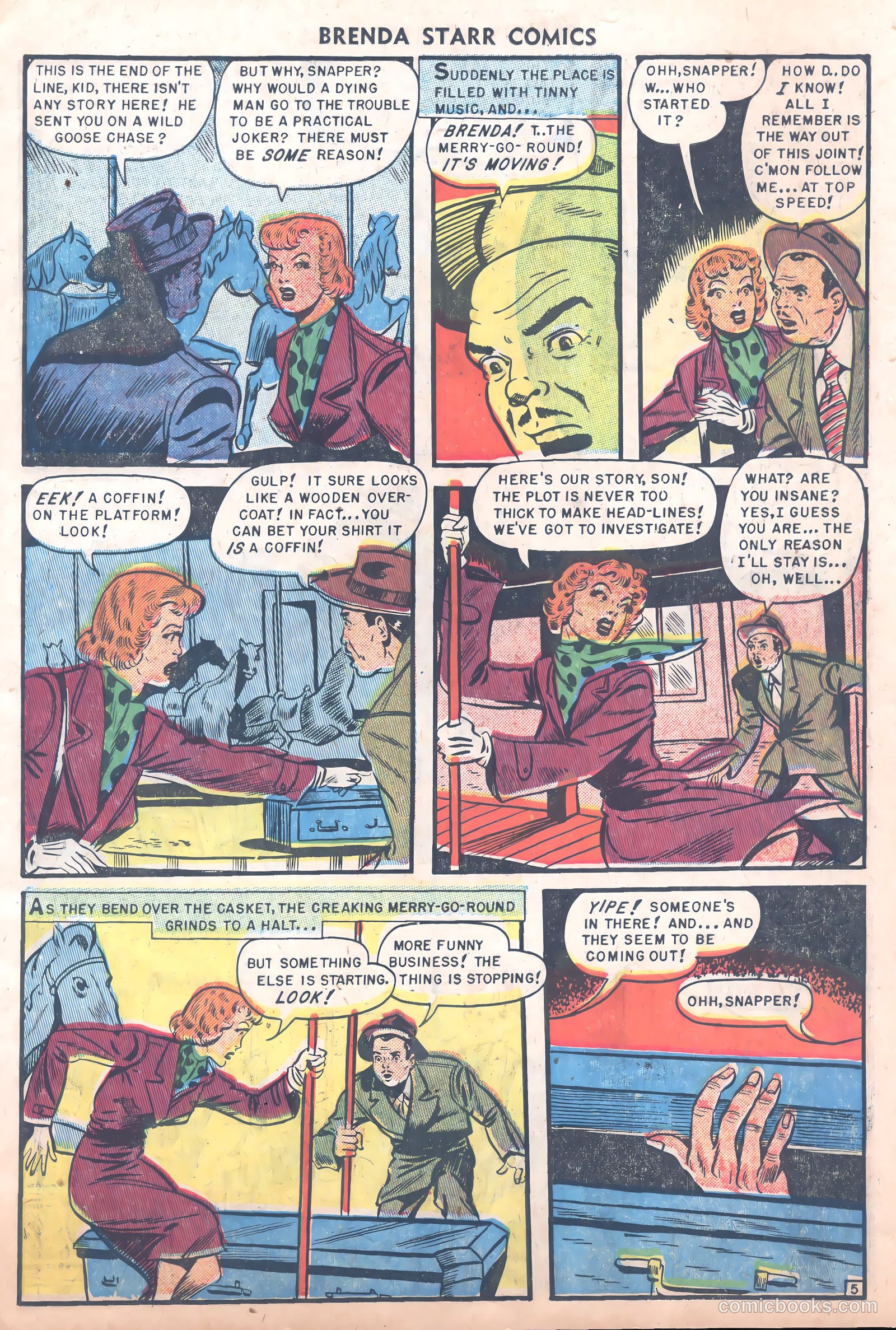 Brenda Starr Comics #8 (1949) — page 7 of 36
