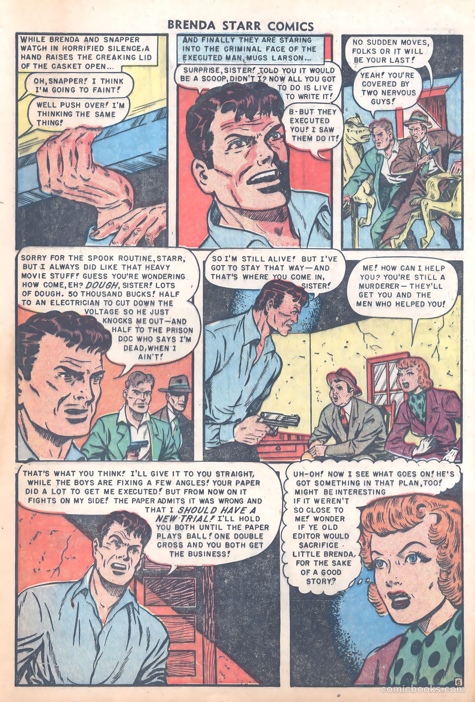 Brenda Starr Comics #8 (1949) — page 8 of 36