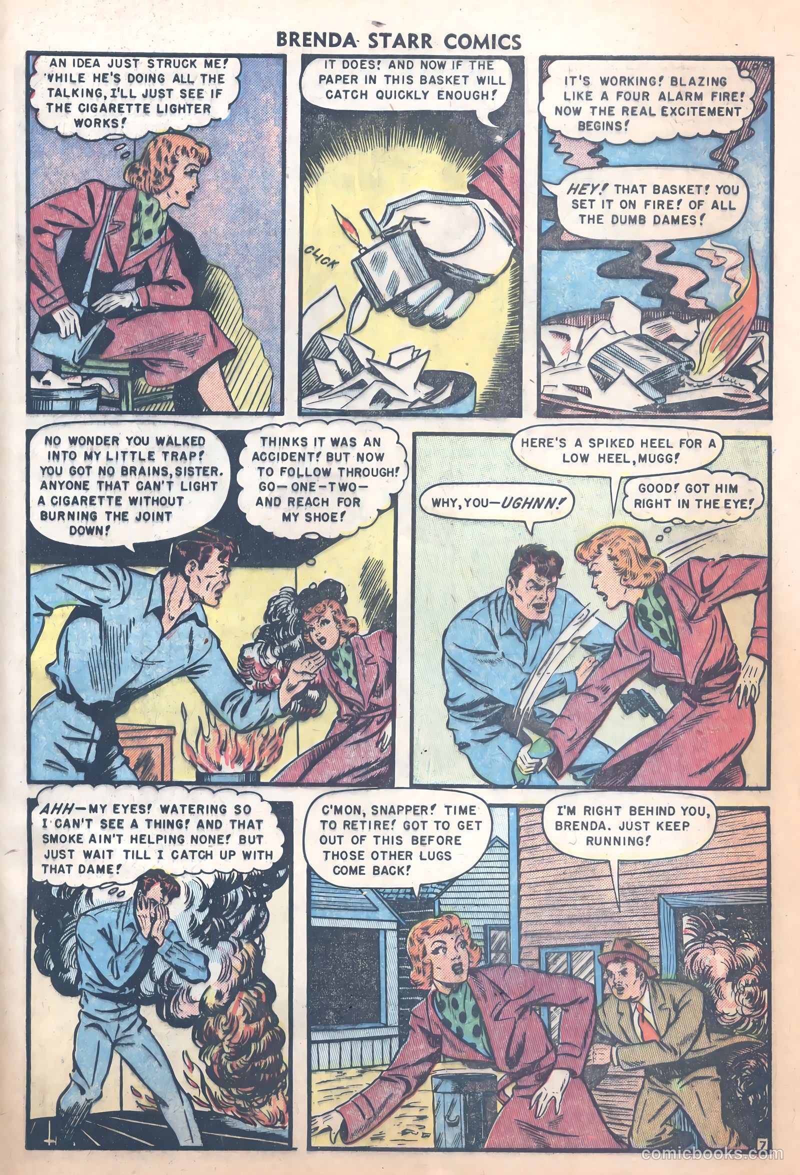 Brenda Starr Comics #8 (1949) — page 9 of 36