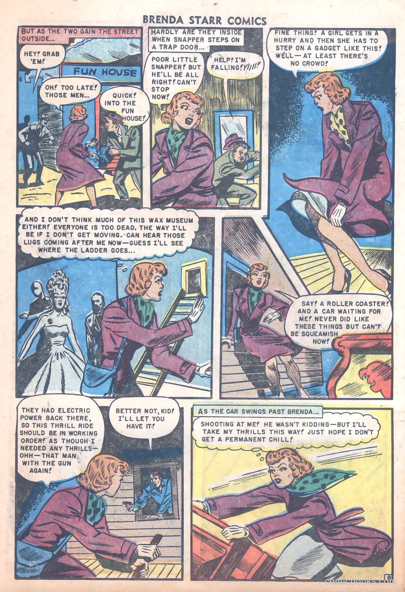 Brenda Starr Comics #8 (1949) — page 10 of 36