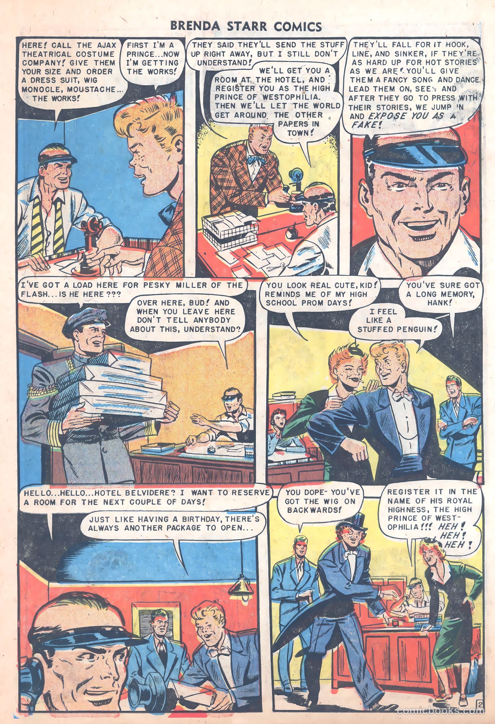 Brenda Starr Comics #8 (1949) — page 14 of 36