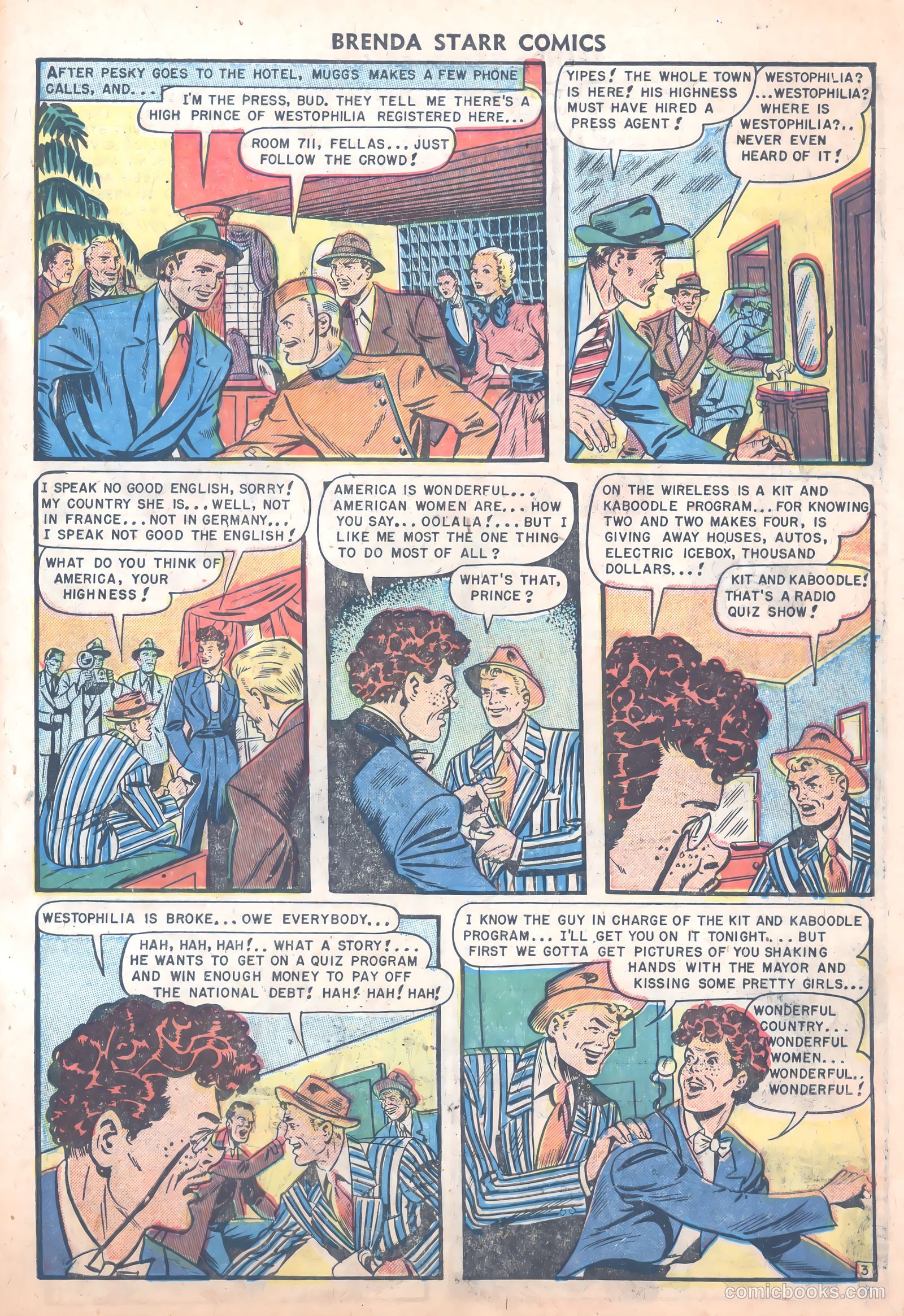 Brenda Starr Comics #8 (1949) — page 15 of 36