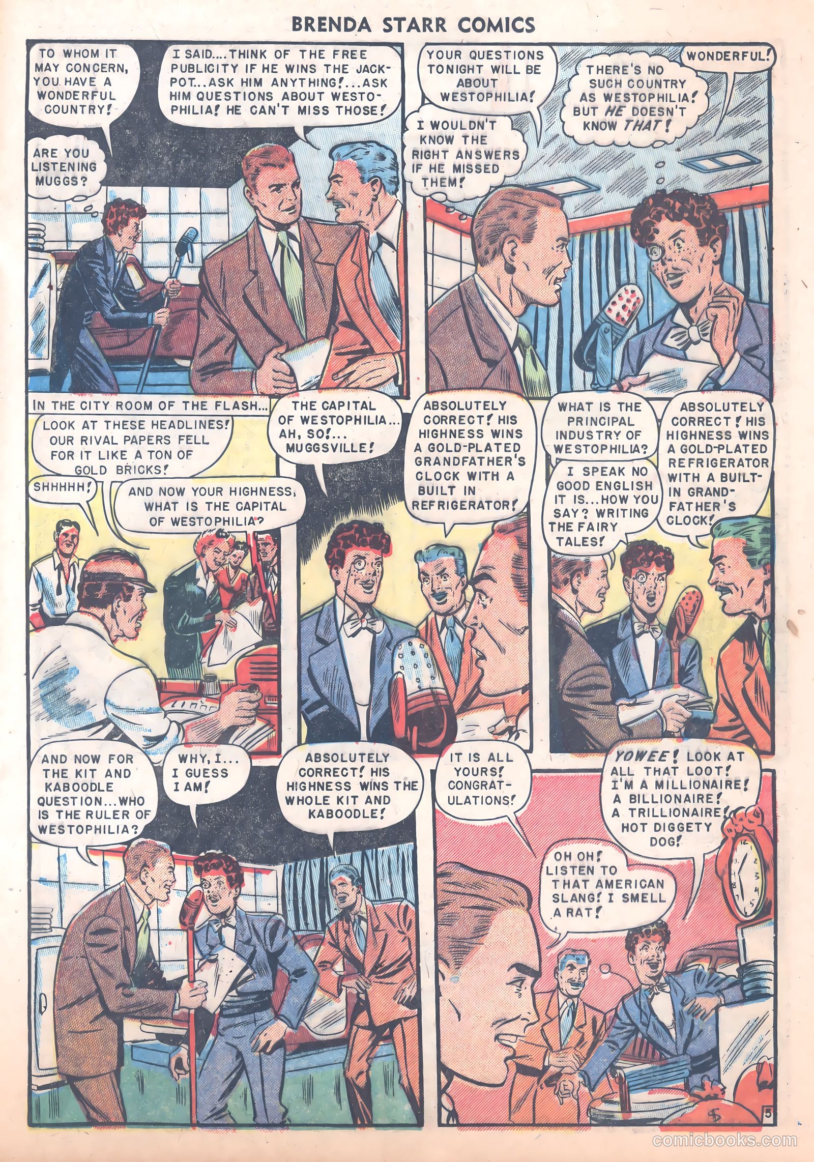 Brenda Starr Comics #8 (1949) — page 17 of 36