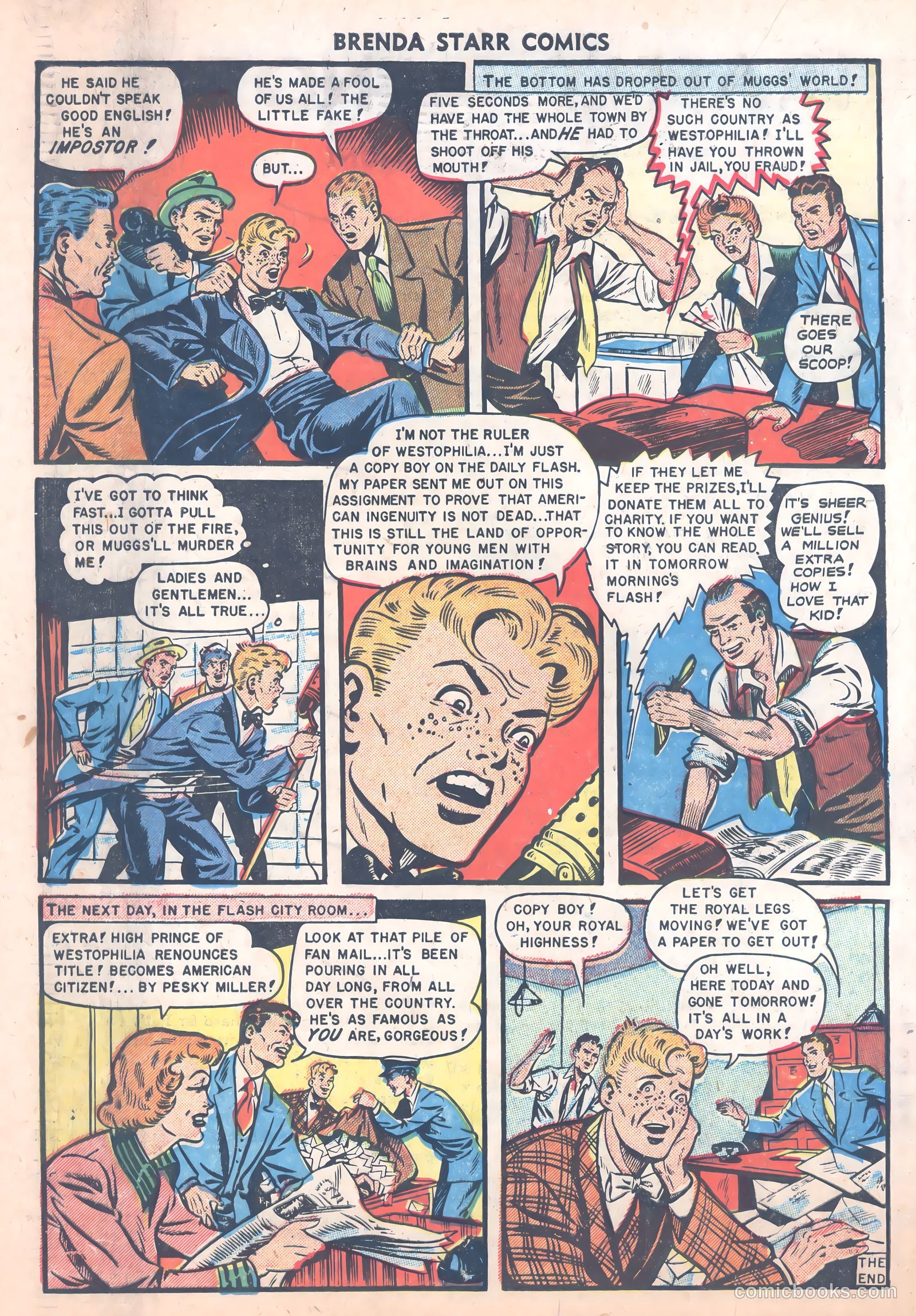 Brenda Starr Comics #8 (1949) — page 18 of 36
