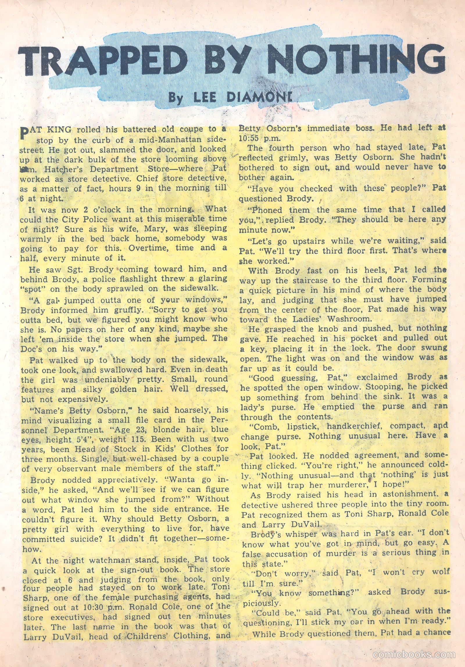 Brenda Starr Comics #8 (1949) — page 19 of 36