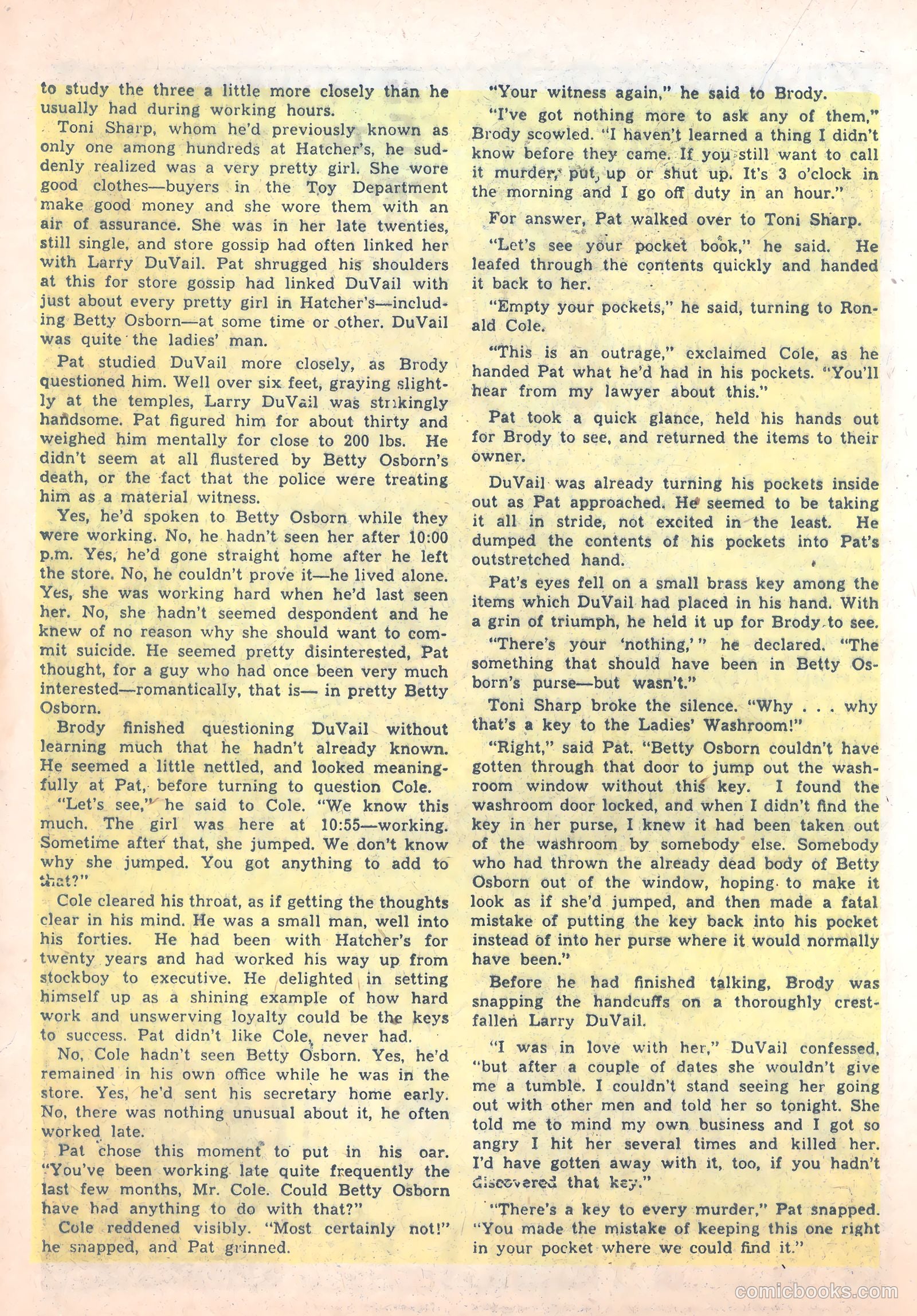 Brenda Starr Comics #8 (1949) — page 20 of 36