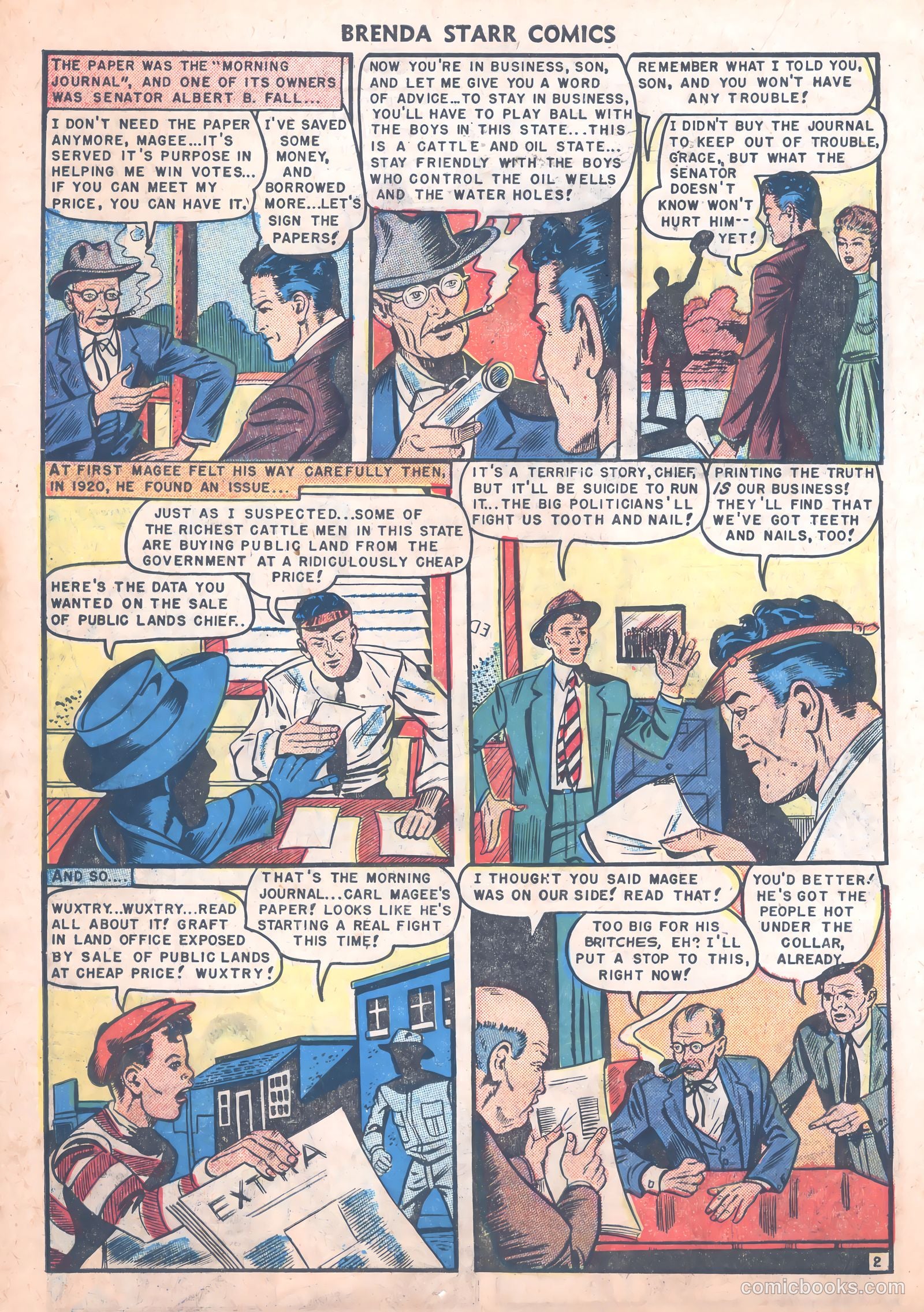 Brenda Starr Comics #8 (1949) — page 22 of 36