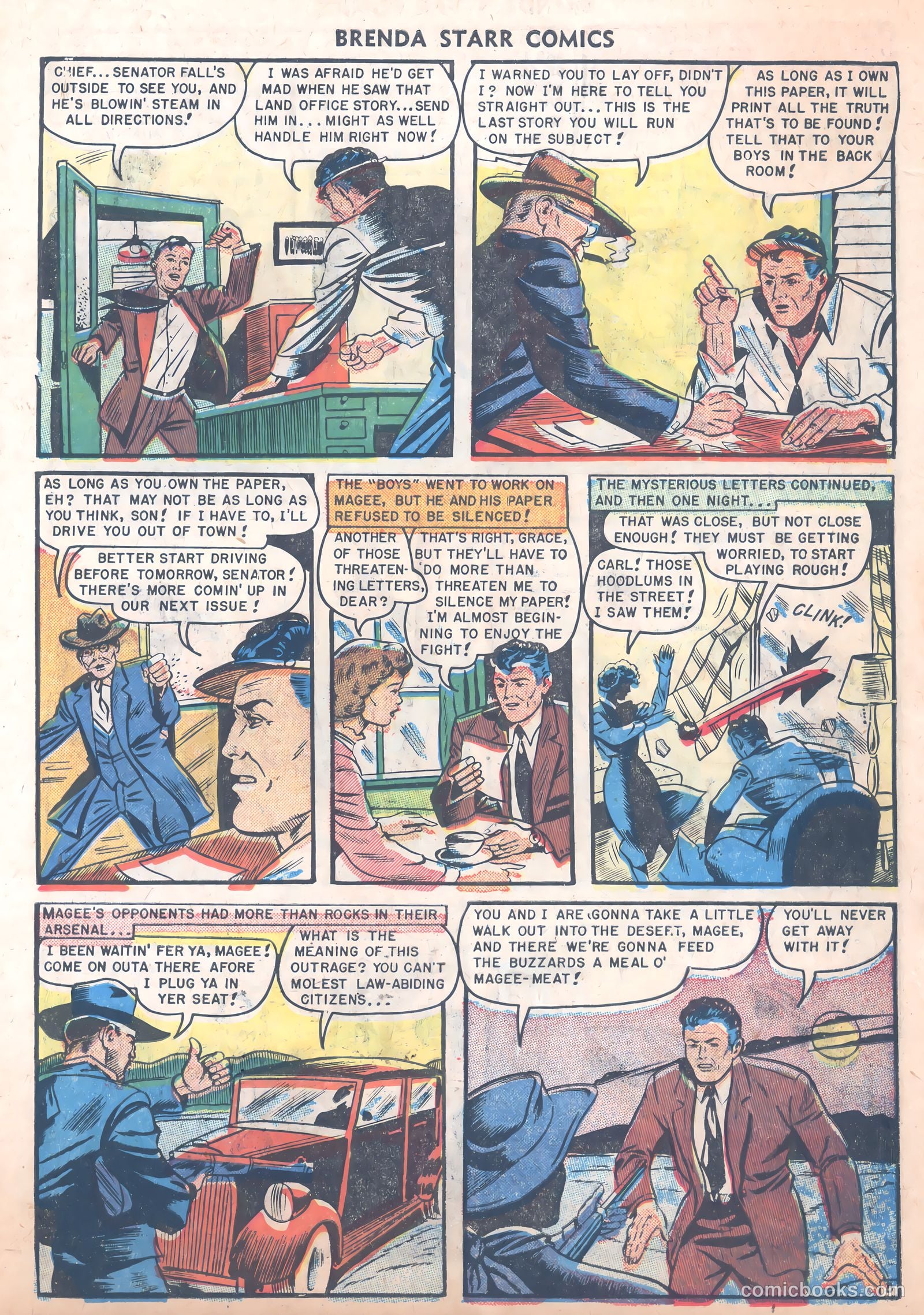 Brenda Starr Comics #8 (1949) — page 23 of 36