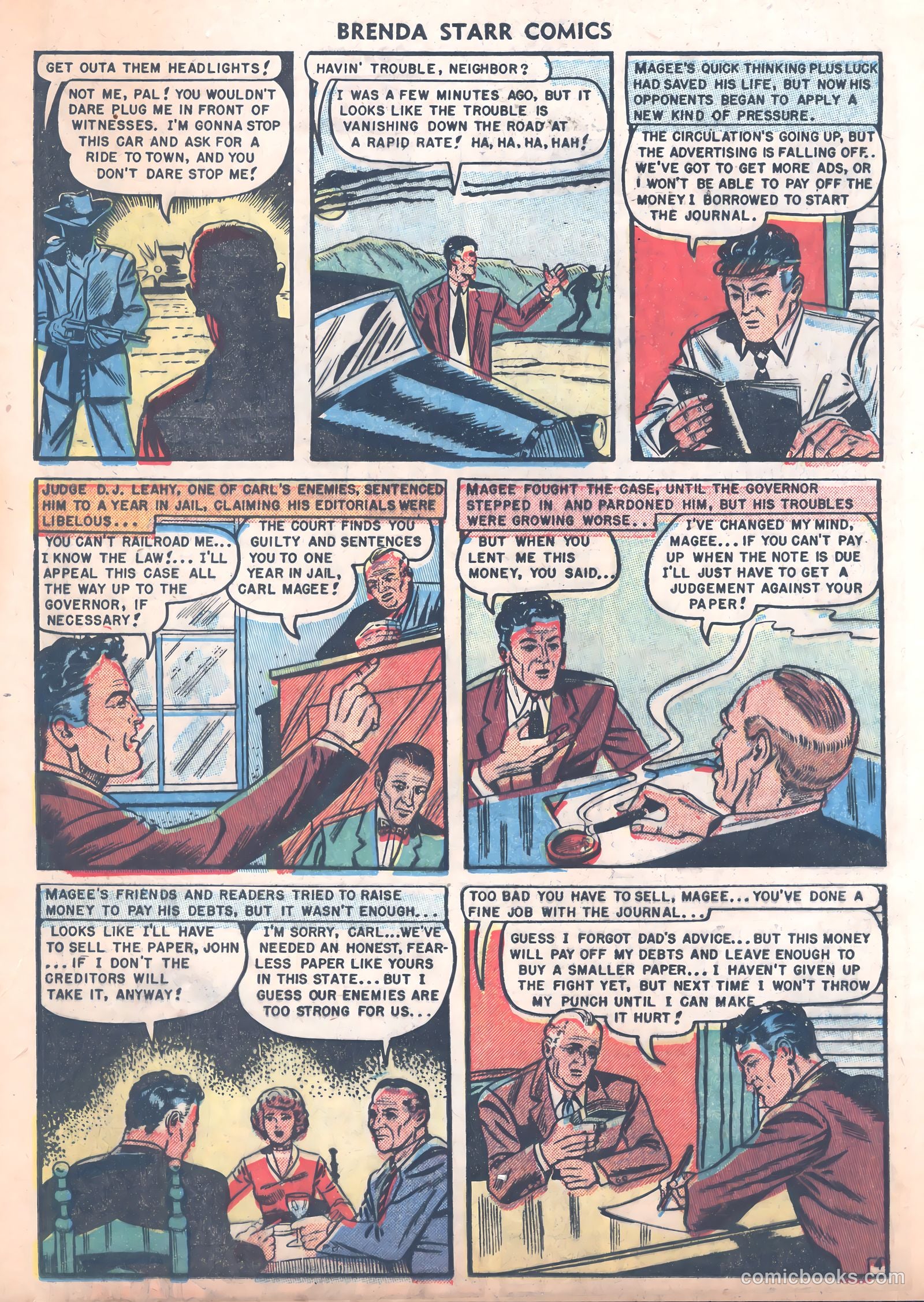 Brenda Starr Comics #8 (1949) — page 24 of 36