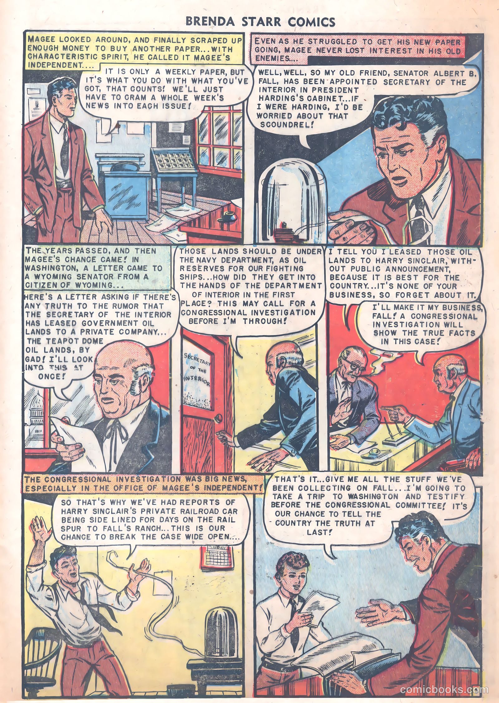 Brenda Starr Comics #8 (1949) — page 25 of 36