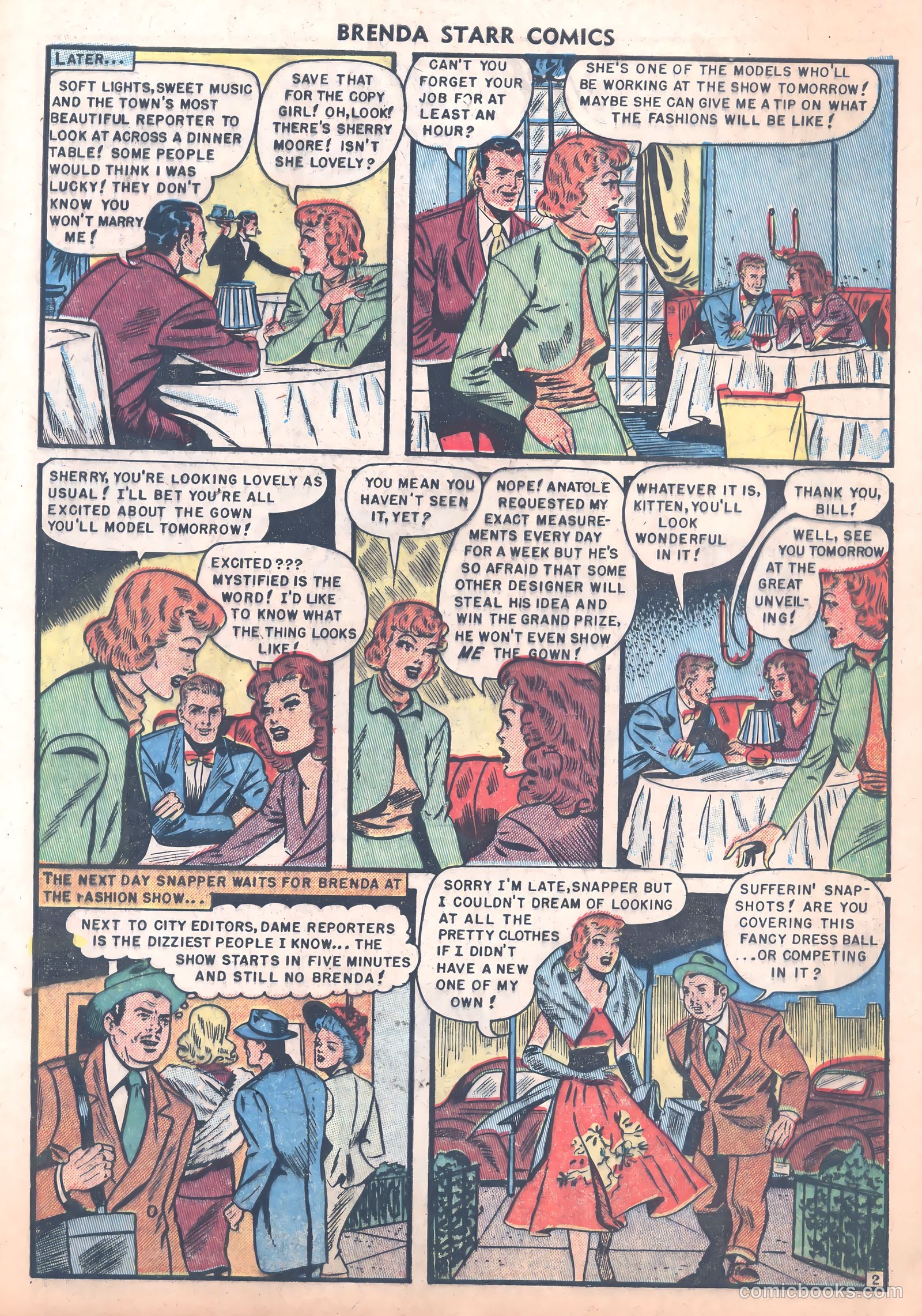 Brenda Starr Comics #8 (1949) — page 29 of 36