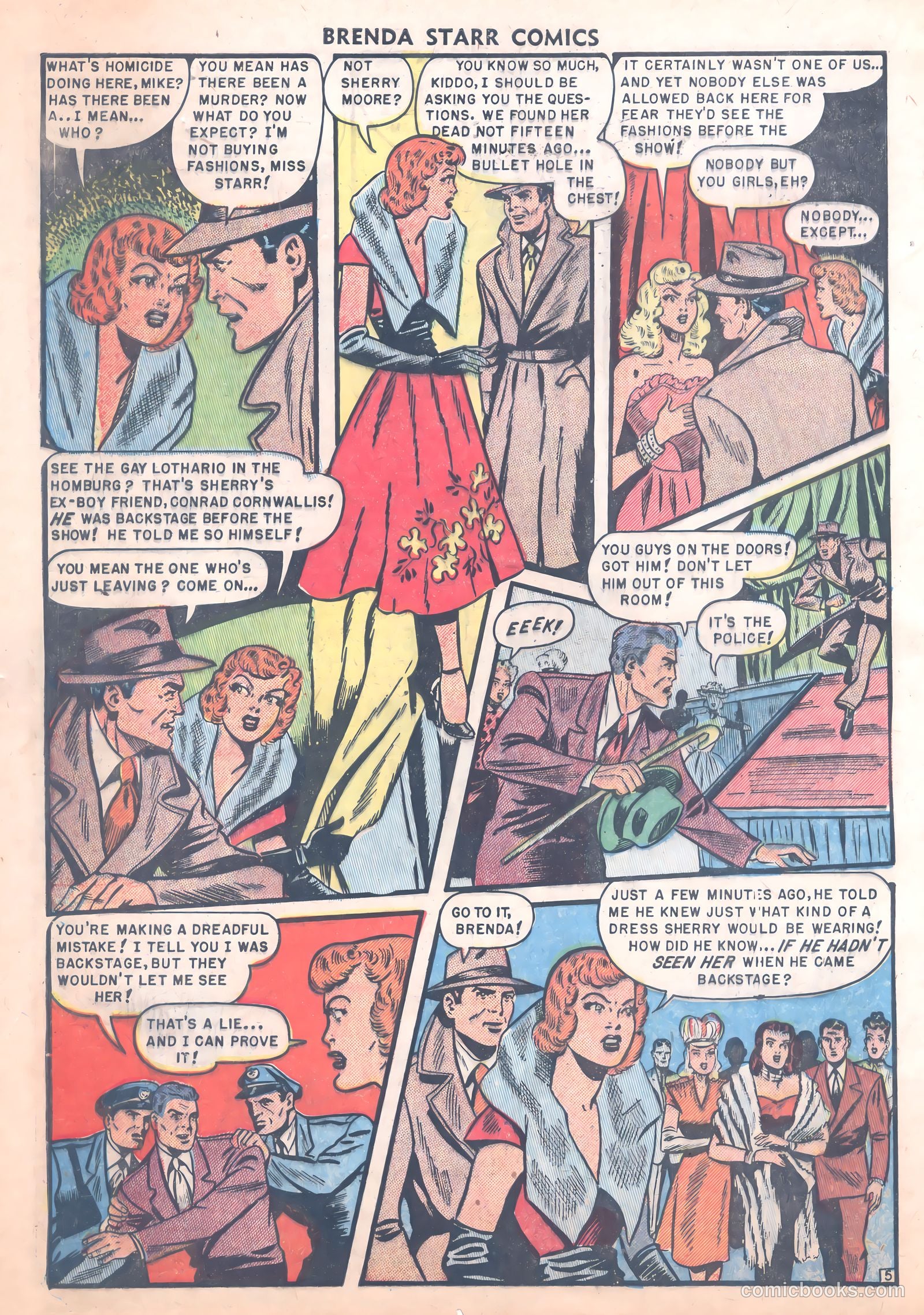 Brenda Starr Comics #8 (1949) — page 32 of 36